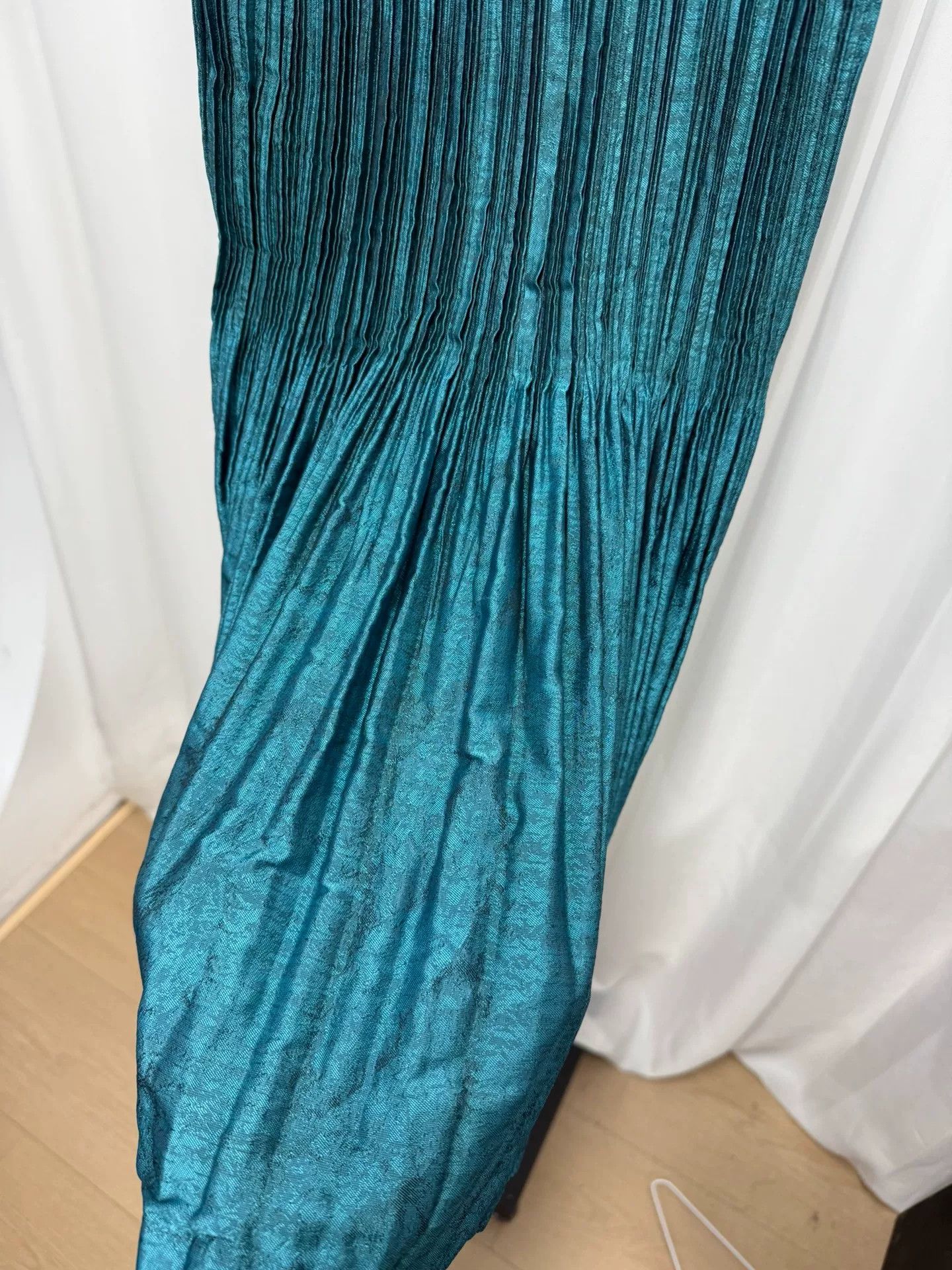 Issey Miyake Issey Miyake Metallic Pleated Dress Size M / US 6-8 / IT 42-44 - 7 Thumbnail