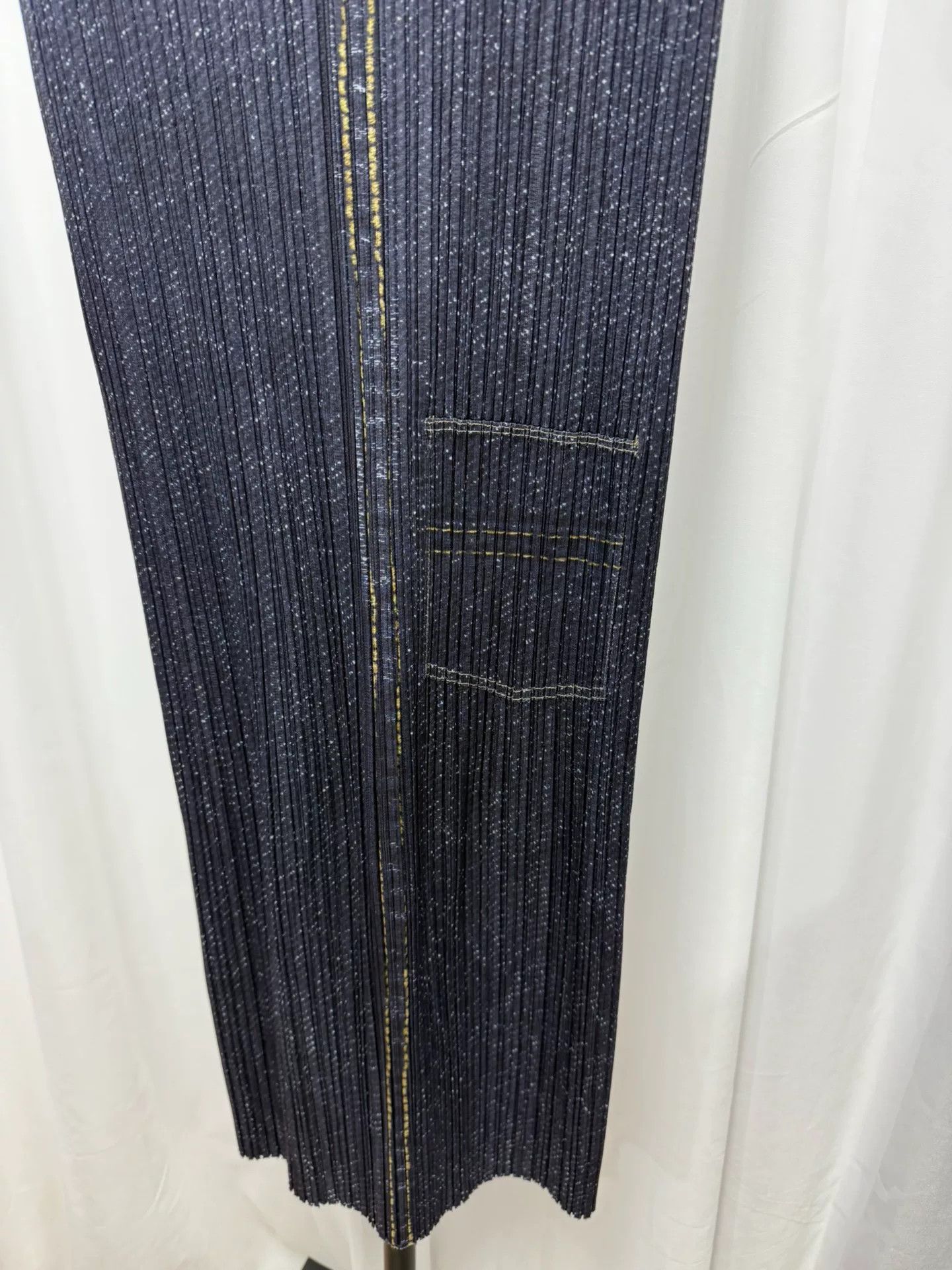 Pleats Please Issey Miyake Issey Miyake Pleats Please 1999SS Denim Dress Size M / US 6-8 / IT 42-44 - 8 Thumbnail