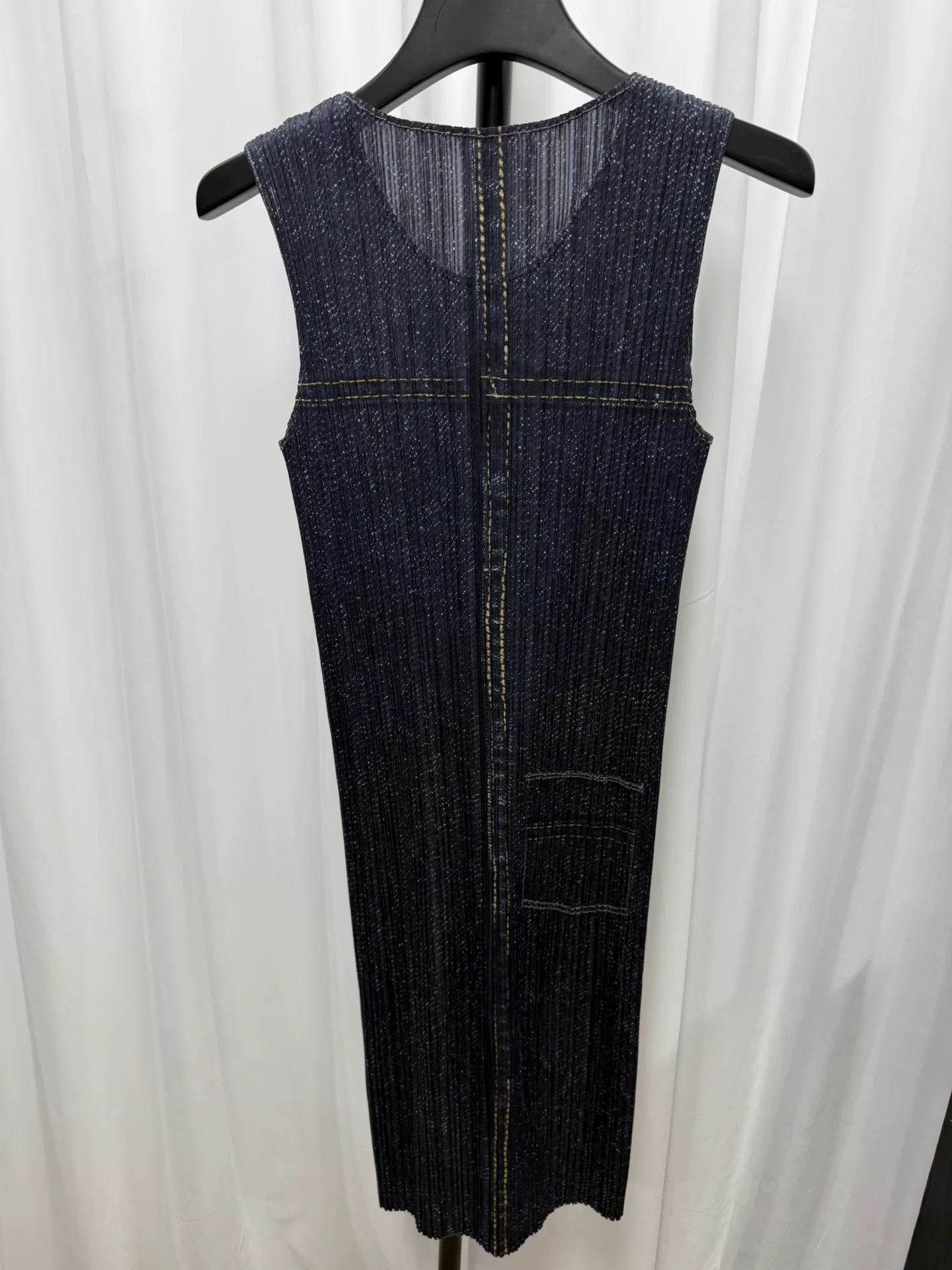 Pleats Please Issey Miyake Issey Miyake Pleats Please 1999SS Denim Dress Size M / US 6-8 / IT 42-44 - 6 Thumbnail