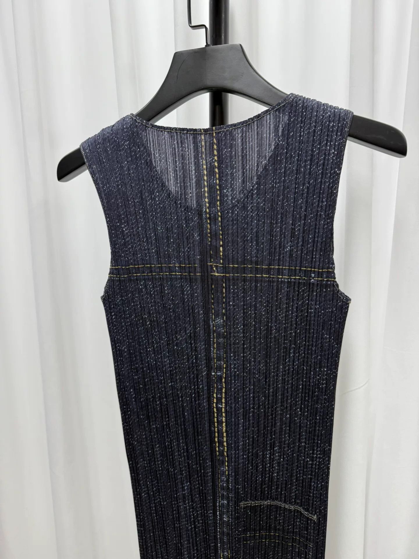 Pleats Please Issey Miyake Issey Miyake Pleats Please 1999SS Denim Dress Size M / US 6-8 / IT 42-44 - 7 Thumbnail