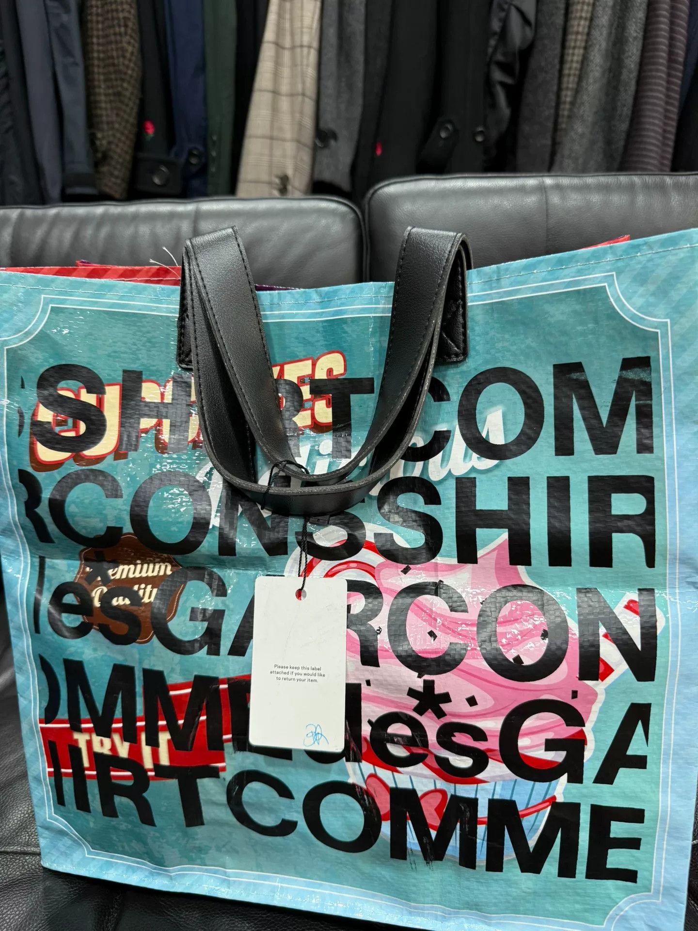 Comme des Garcons Comme des Garçons Cowhide Snake Skin Bag Size ONE SIZE - 2 Thumbnail