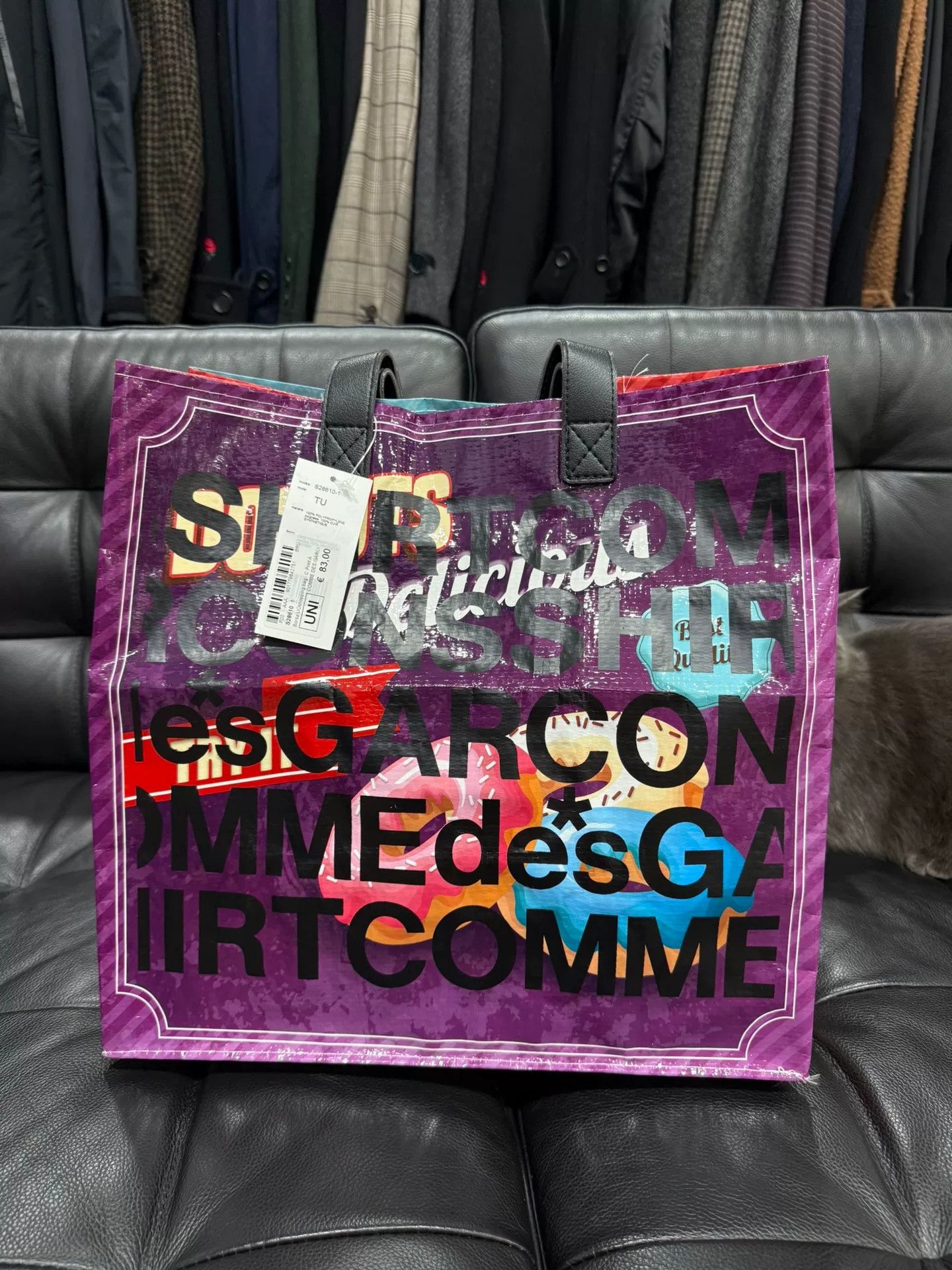 Comme des Garcons Comme des Garçons Cowhide Snake Skin Bag Size ONE SIZE - 4 Thumbnail