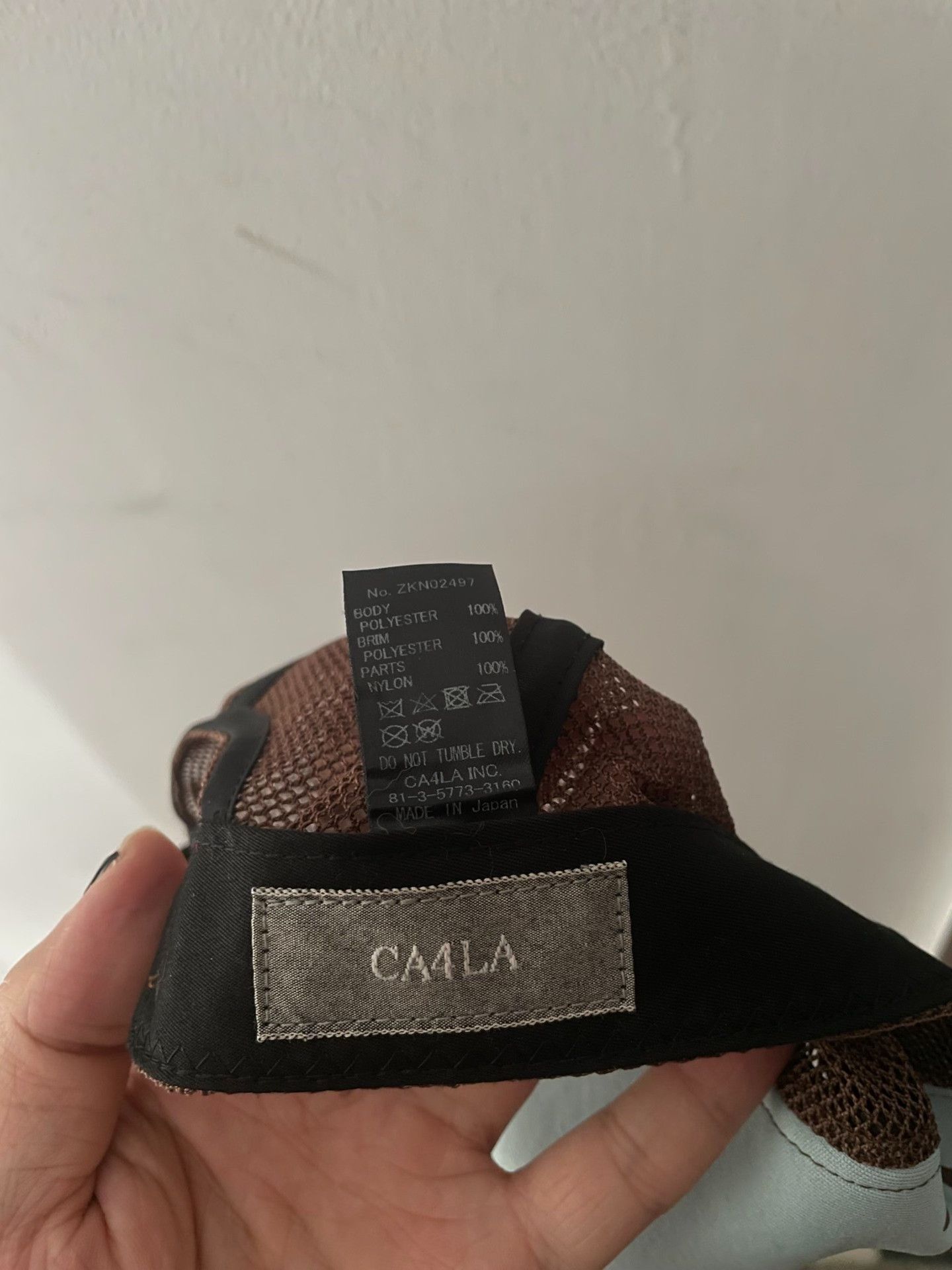 CA4LA CA4LA Flat Brim Trucker Mesh Cap Size ONE SIZE - 5 Thumbnail