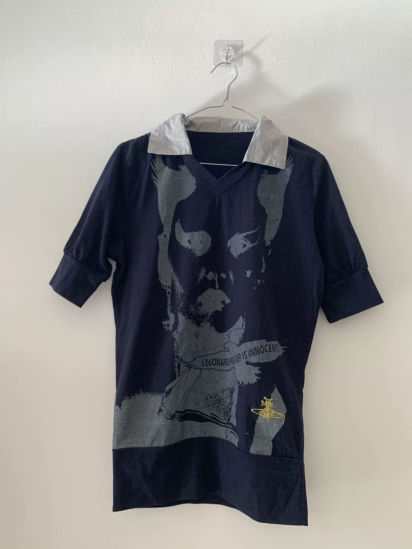 Vivienne Westwood Vivienne Westwood Blue Portrait Short Sleeve Size M / US 6-8 / IT 42-44 - 4 Thumbnail