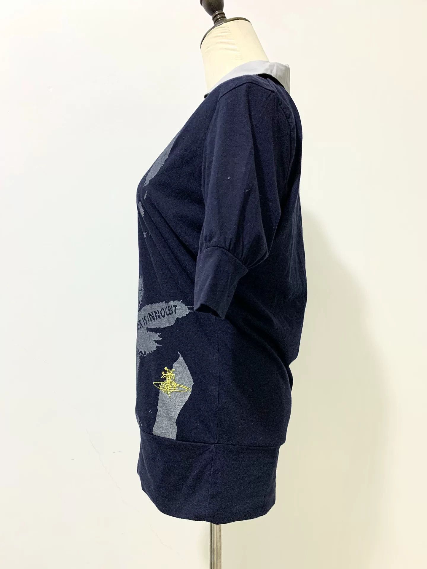 Vivienne Westwood Vivienne Westwood Blue Portrait Short Sleeve Size M / US 6-8 / IT 42-44 - 3 Thumbnail
