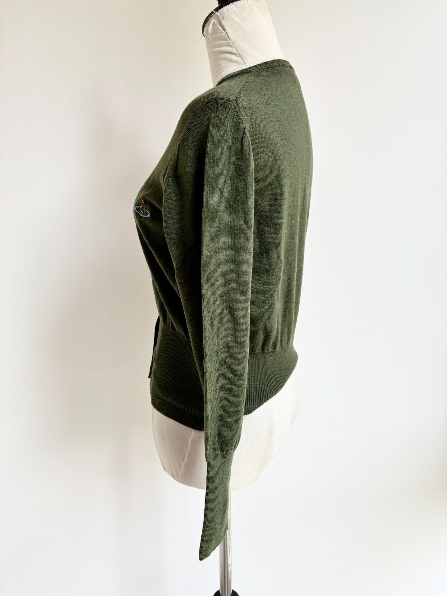 Vivienne Westwood Vivienne Westwood 90s Olive Saturn Knit Size M / US 6-8 / IT 42-44 - 4 Thumbnail