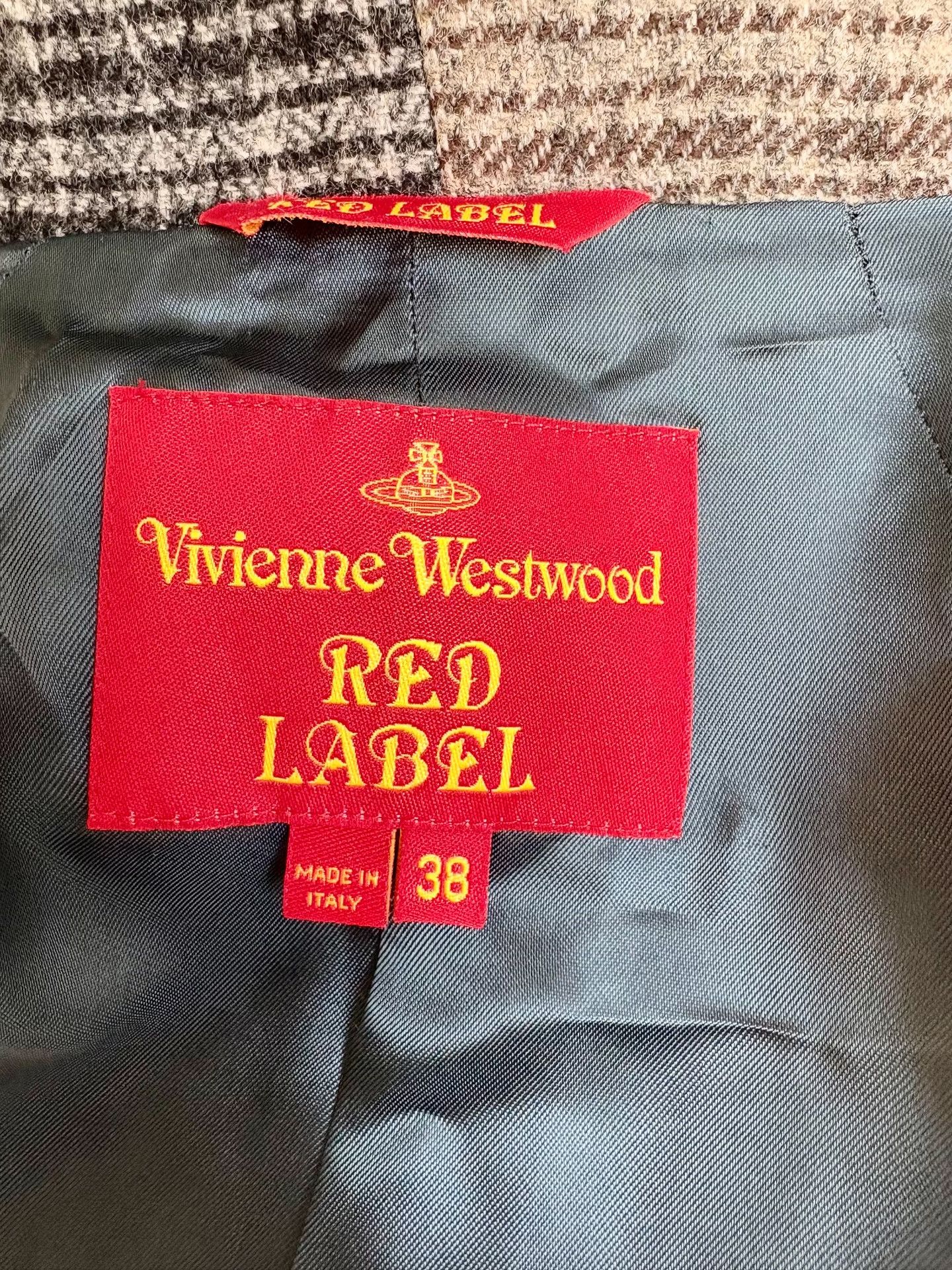 Vivienne Westwood Vivienne Westwood Gray Plaid Long Coat Size M / US 6-8 / IT 42-44 - 7 Thumbnail