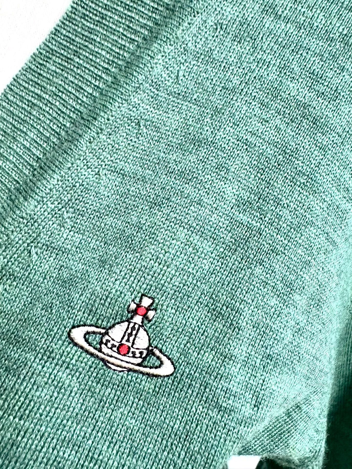 Vivienne Westwood Vivienne Westwood Vintage Green V-Neck Knit Size M / US 6-8 / IT 42-44 - 7 Thumbnail