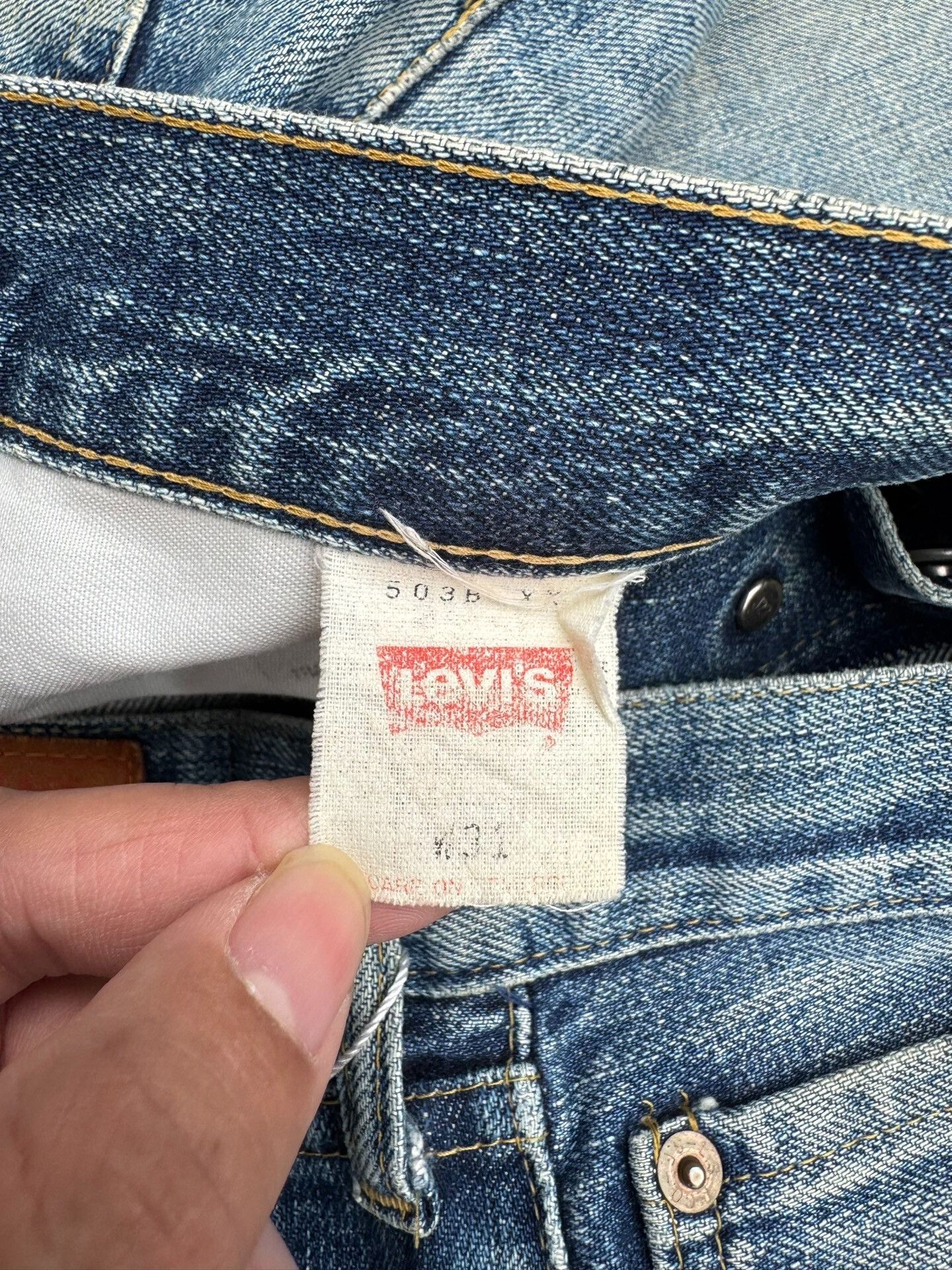 Vintage Vintage Levis 503 BIG E Jeans Size US 30 / EU 46 - 5 Thumbnail
