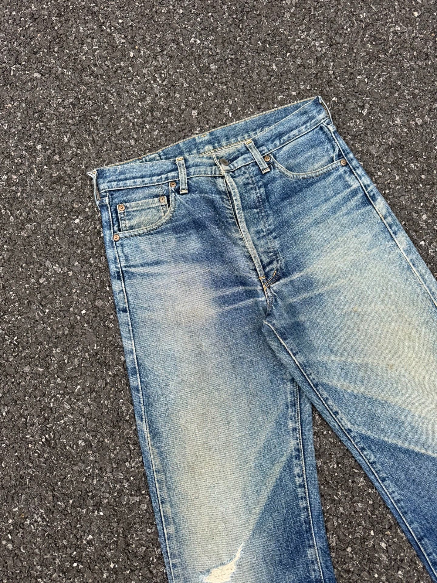 Vintage Vintage Levis 503 BIG E Jeans Size US 30 / EU 46 - 2 Thumbnail
