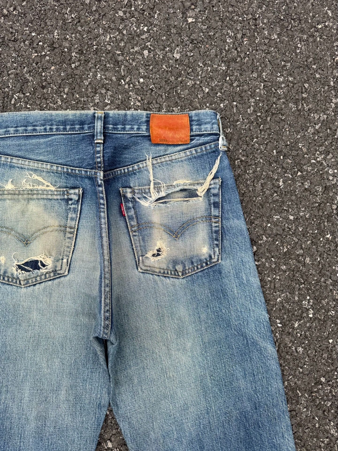 Vintage Vintage Levis 503 BIG E Jeans Size US 30 / EU 46 - 8 Thumbnail