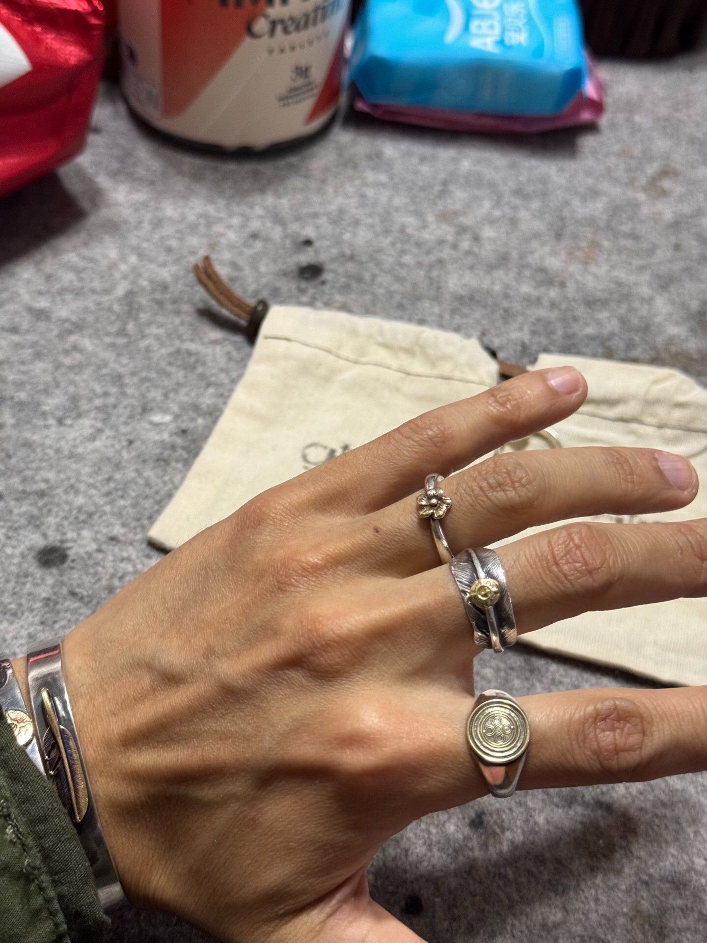 TANAKA CHOLOS 18K Gold Infinity Wheel Ring Size ONE SIZE - 6 Thumbnail