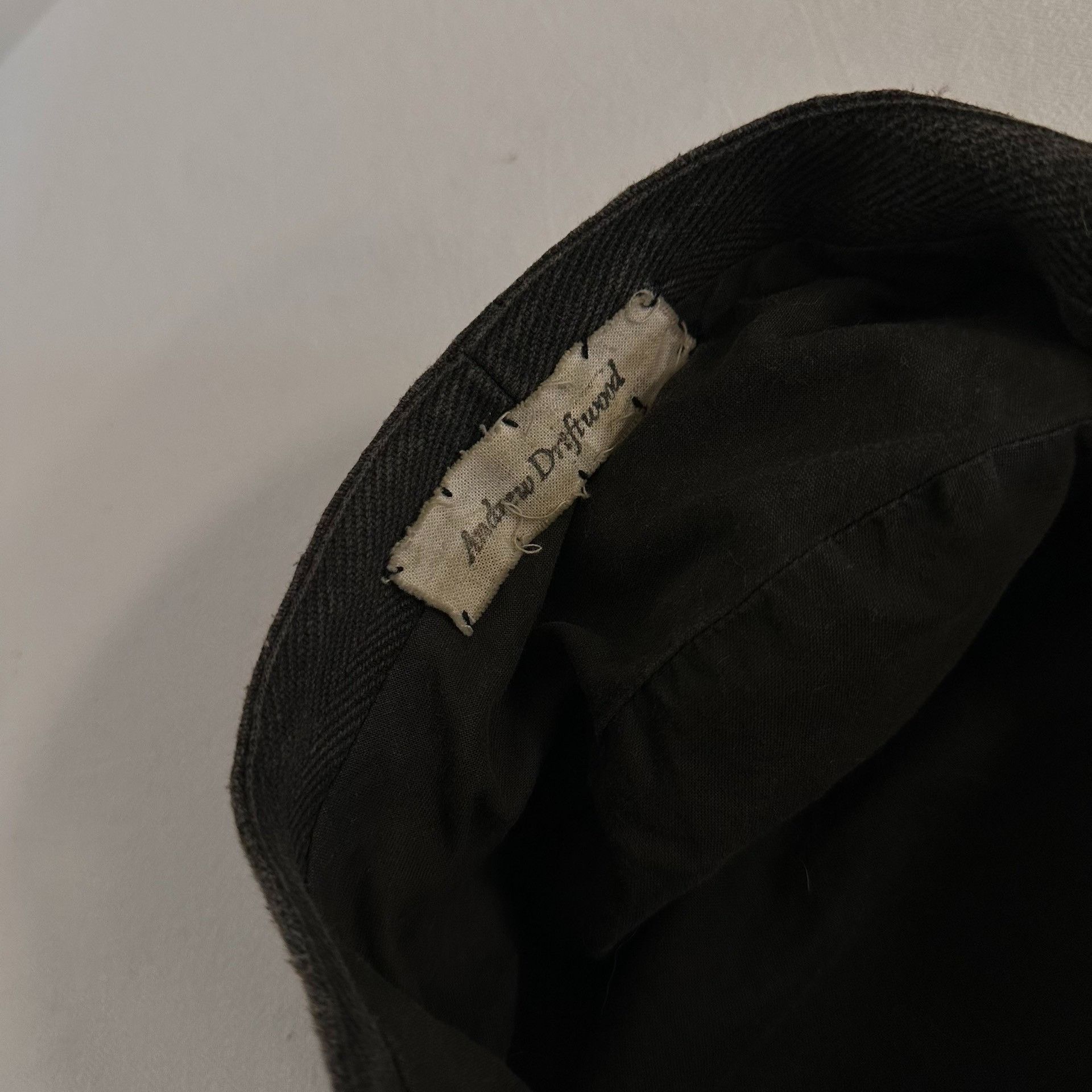 Andrew Andrew Driftwood Ink-Dyed Linen Newsboy Cap Size ONE SIZE - 6 Thumbnail