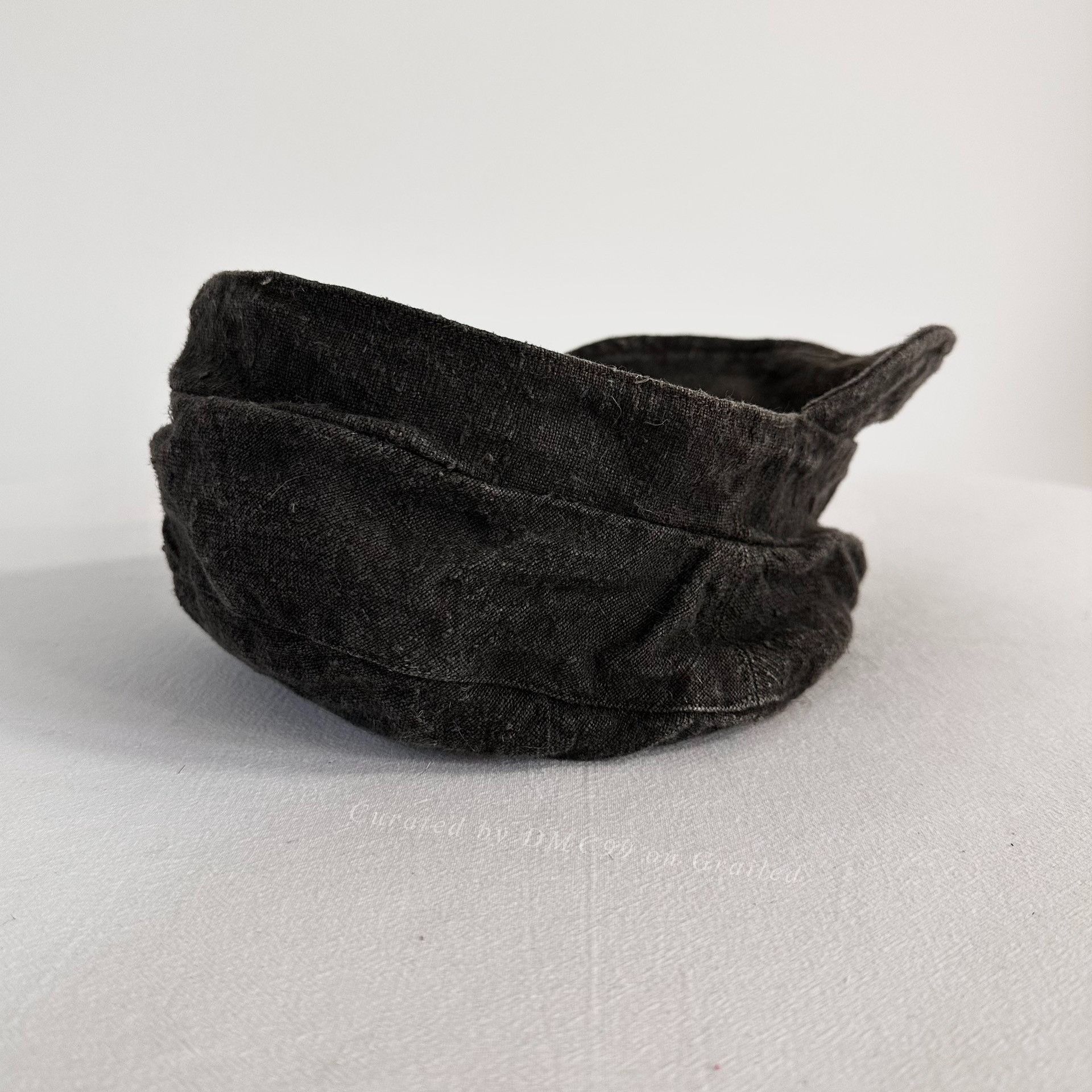 Andrew Andrew Driftwood Ink-Dyed Linen Newsboy Cap Size ONE SIZE - 5 Thumbnail
