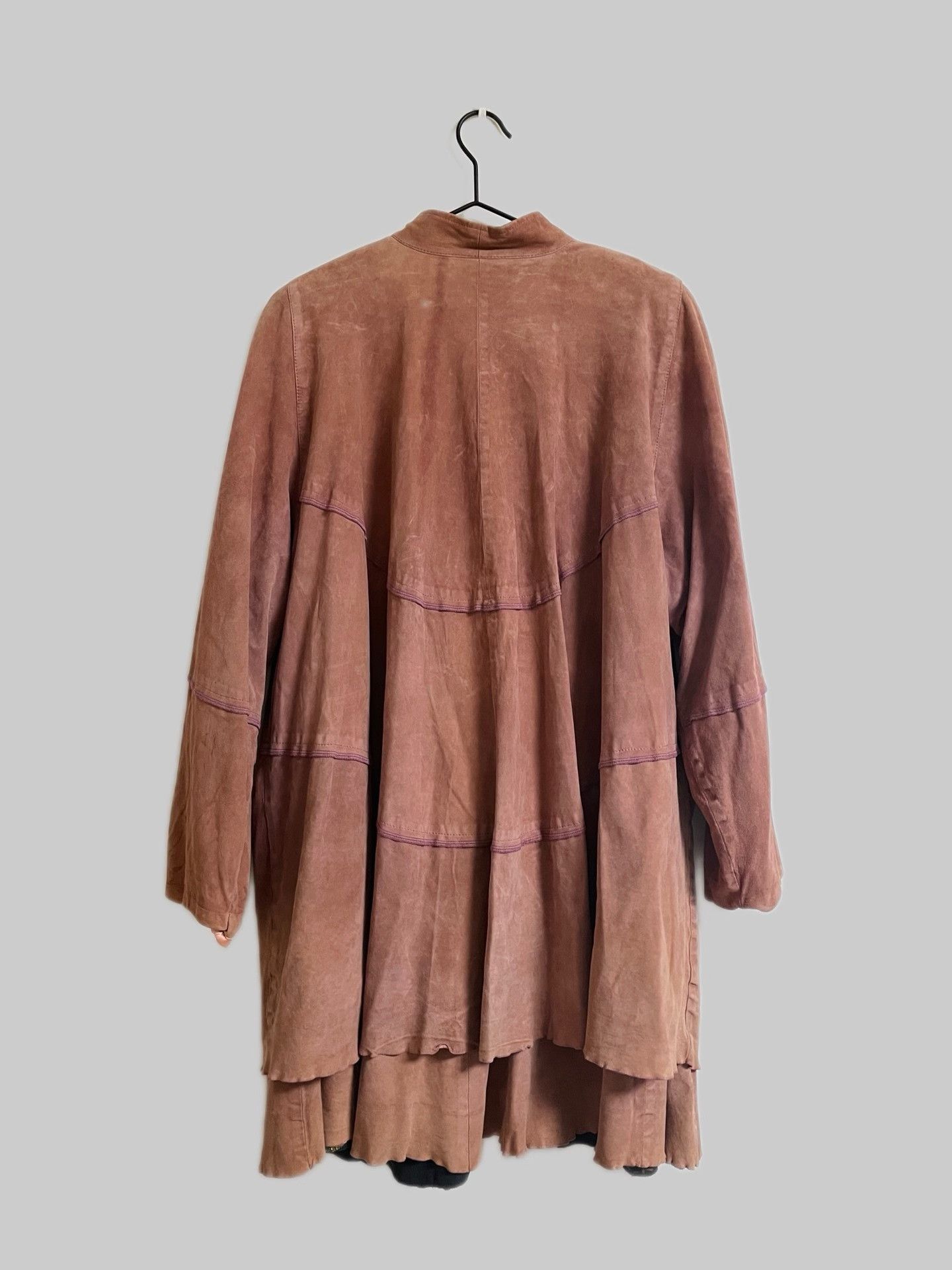 Etro ETRUSKI VINTAGE Suede Trench Coat Size M / US 6-8 / IT 42-44 - 2 Thumbnail