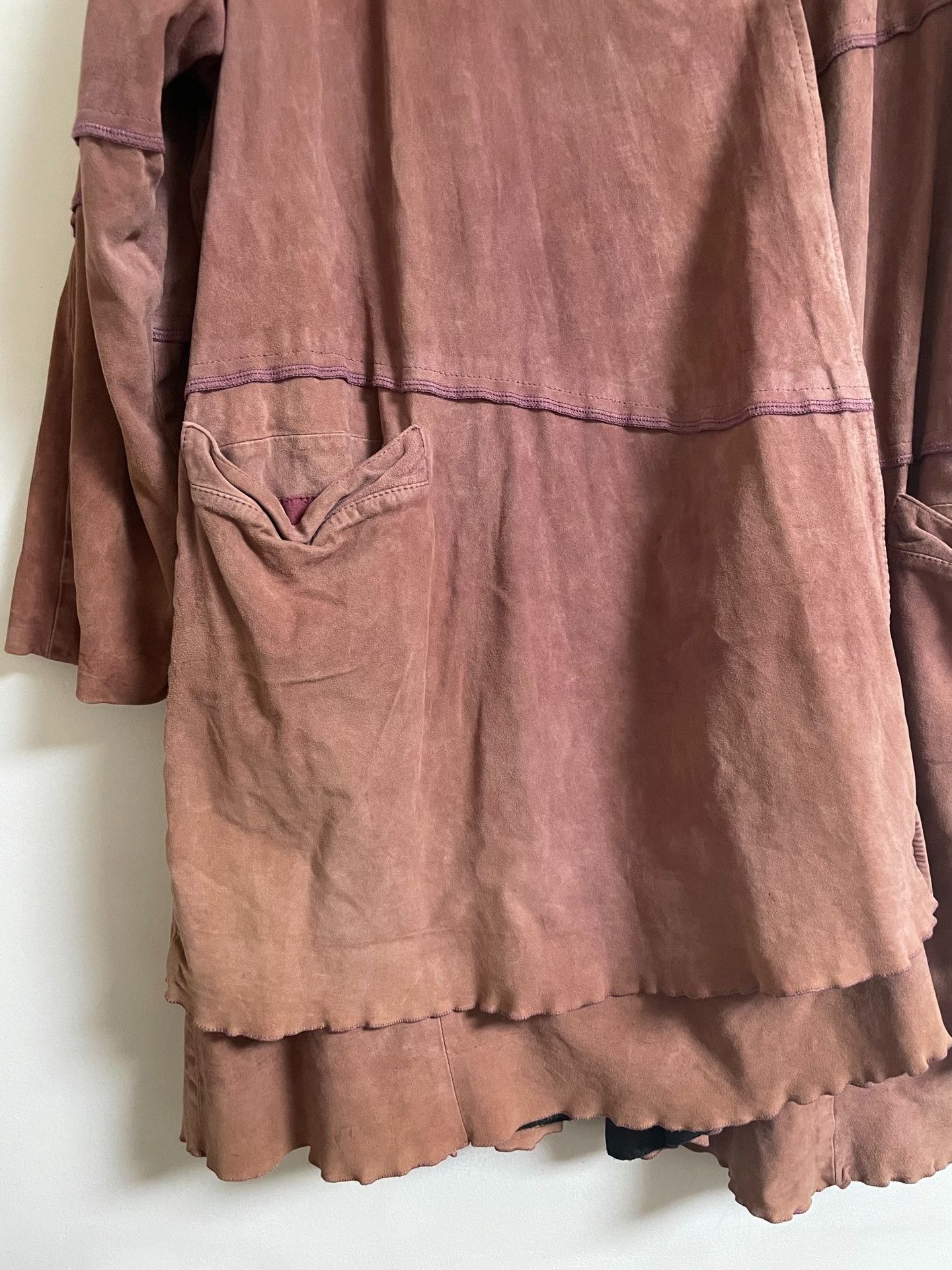 Etro ETRUSKI VINTAGE Suede Trench Coat Size M / US 6-8 / IT 42-44 - 5 Thumbnail