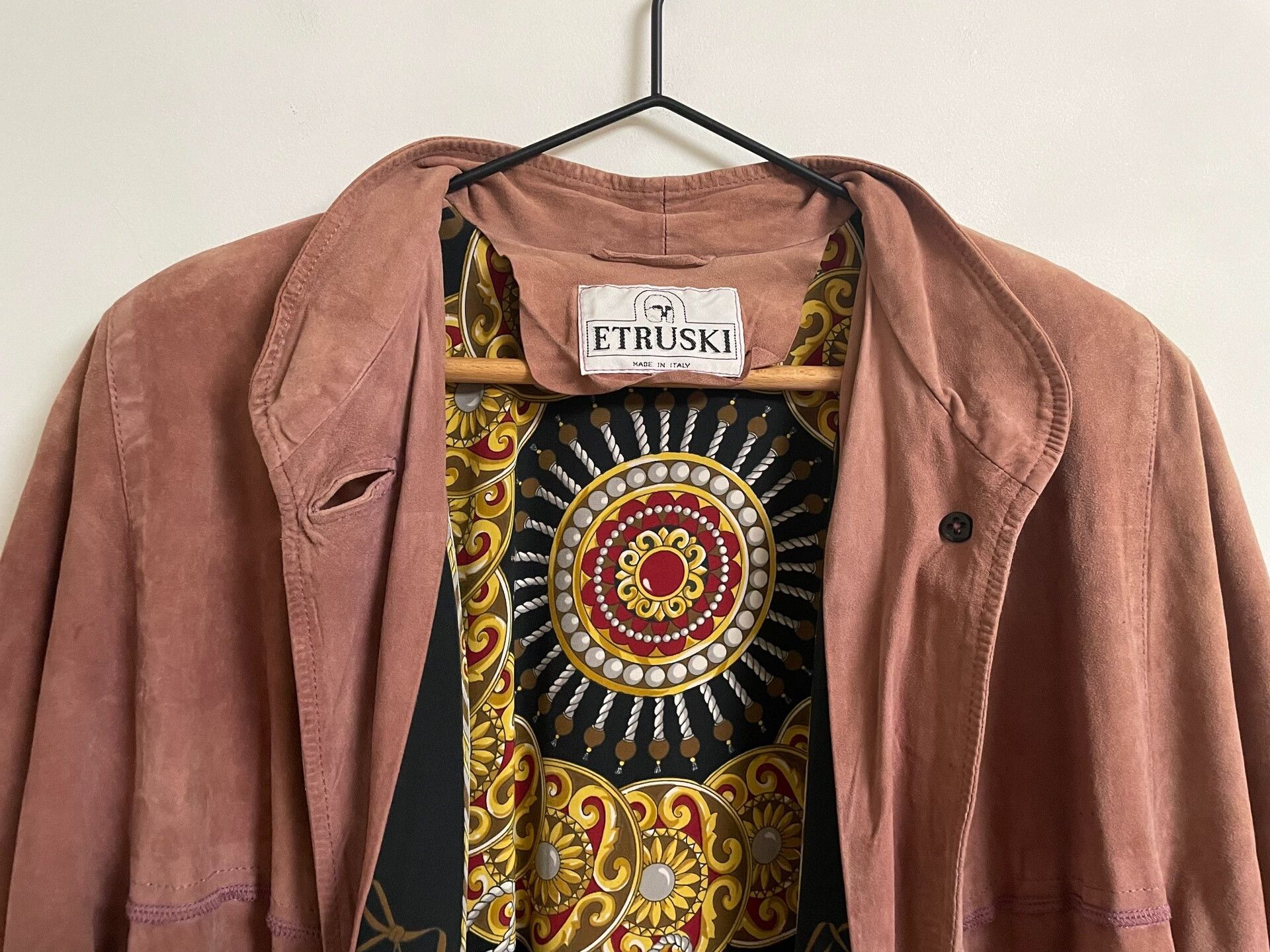 Etro ETRUSKI VINTAGE Suede Trench Coat Size M / US 6-8 / IT 42-44 - 3 Thumbnail