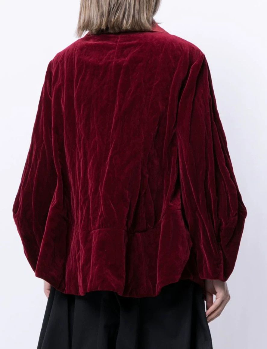 Renli Su Renlisu Red Velvet Double-Layer Vest Coat Size M / US 6-8 / IT 42-44 - 8 Thumbnail