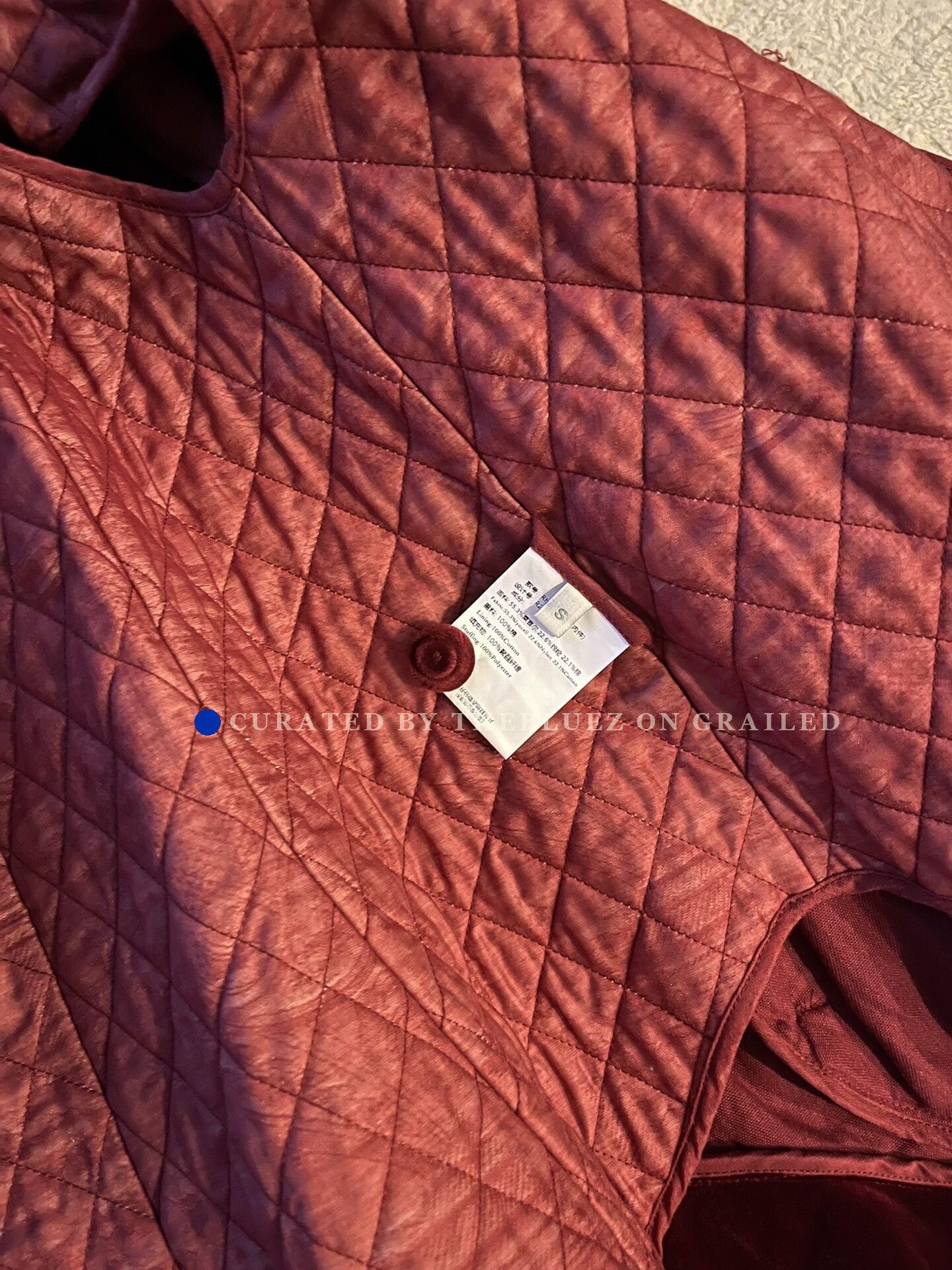 Renli Su Renlisu Red Velvet Double-Layer Vest Coat Size M / US 6-8 / IT 42-44 - 4 Thumbnail
