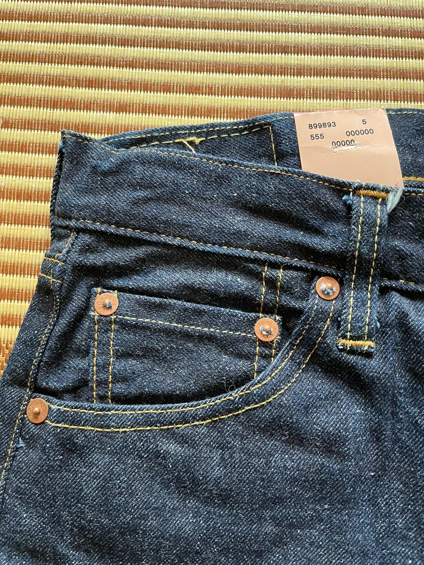 Levi's Vintage Clothing Levi's 501xx 1955 Raw Denim Jeans Size US 30 / EU 46 - 4 Thumbnail