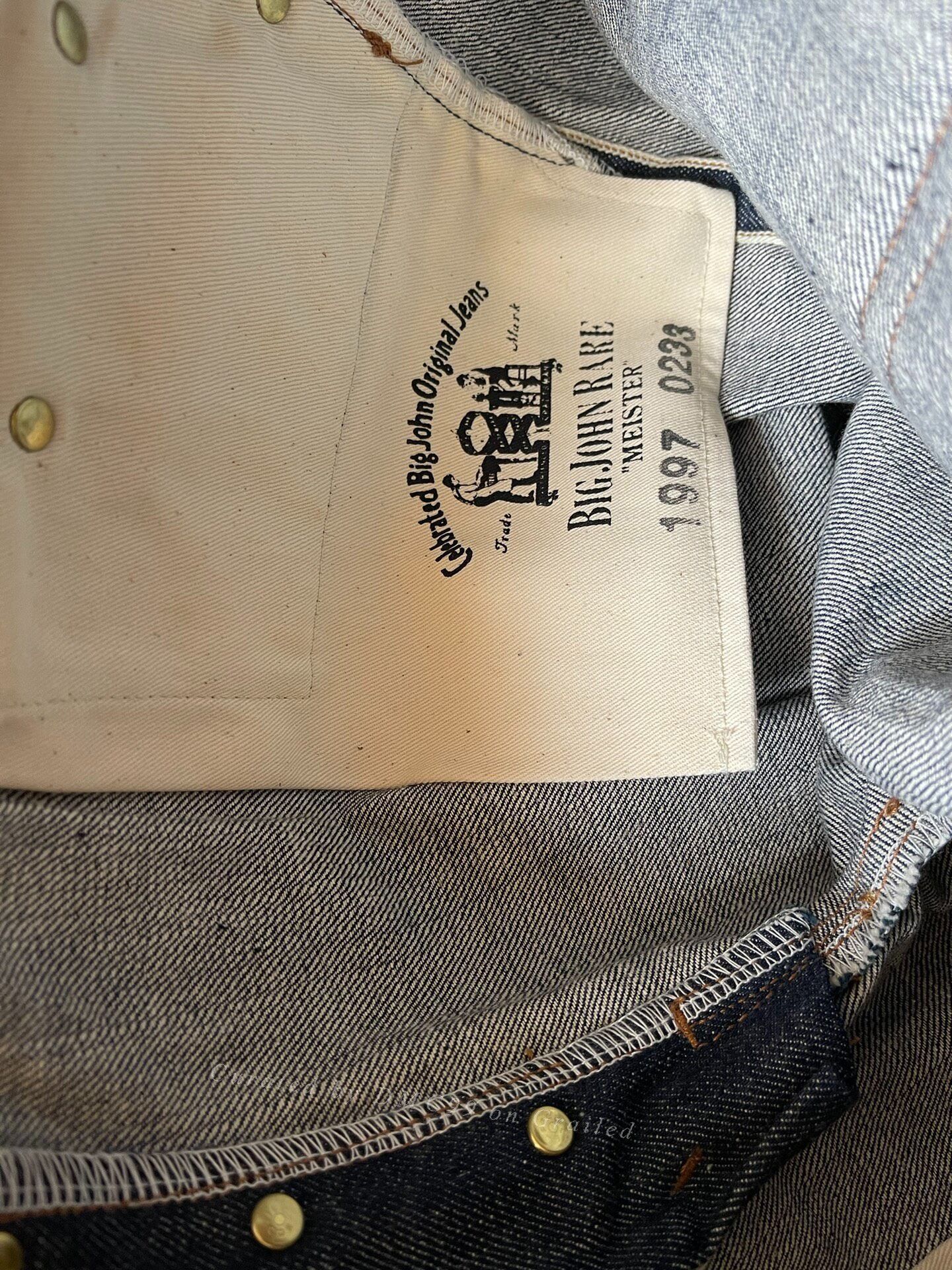 Big John Big John R-003 Original Indigo Jeans Size US 30 / EU 46 - 7 Thumbnail