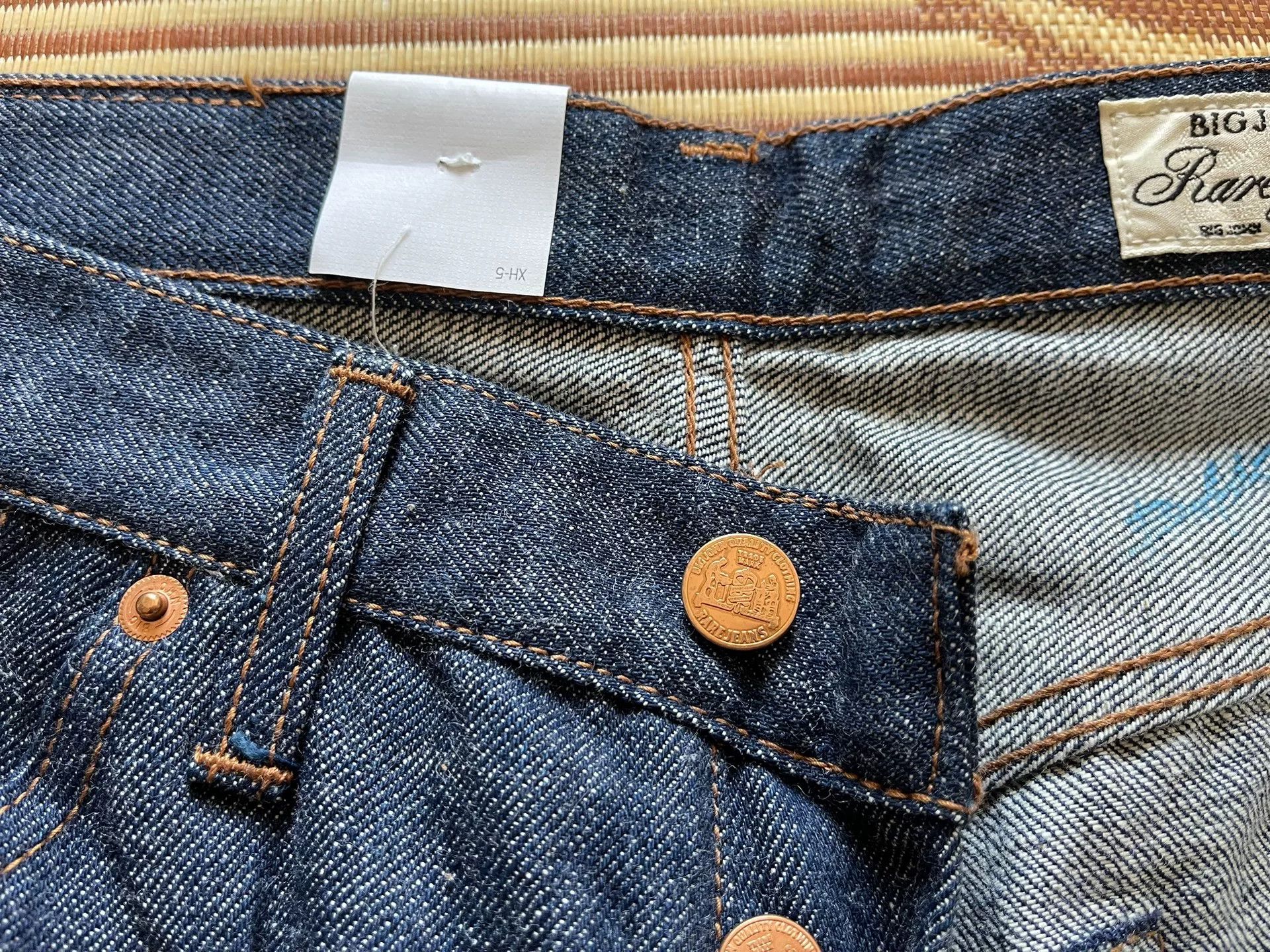 Big John Big John R-003 Original Indigo Jeans Size US 30 / EU 46 - 6 Thumbnail