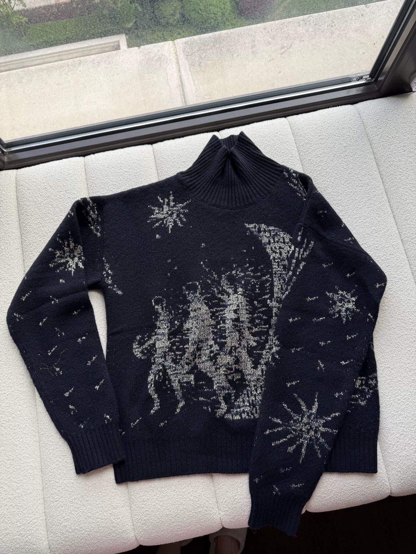 Dior Dior 2017 Runway Starry Cashmere Sweater Size S / US 4 / IT 40 - 3 Thumbnail