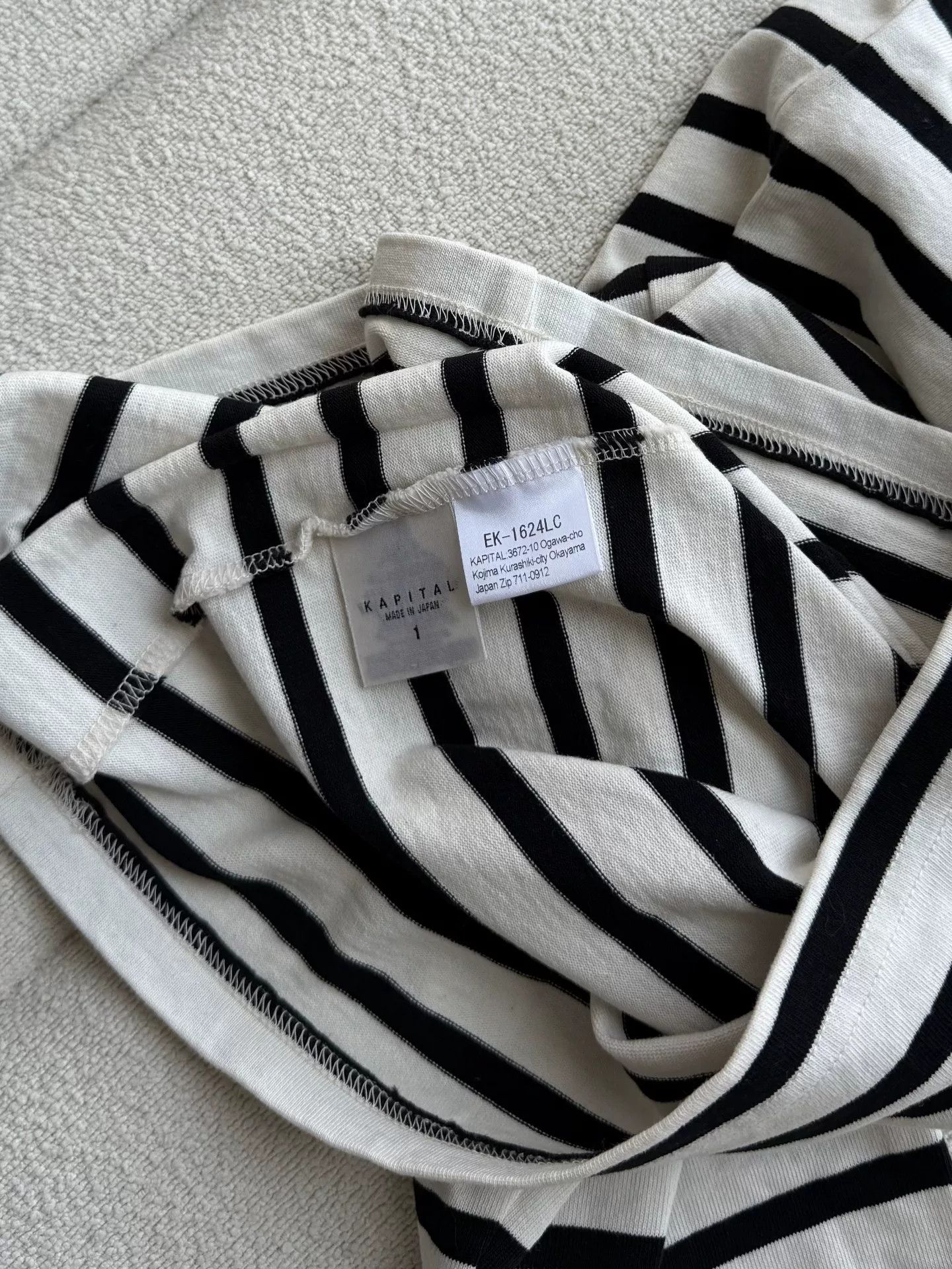 Kapital Kapital Smile Stripe Knit Patch T-shirt Size S / US 4 / IT 40 - 7 Thumbnail