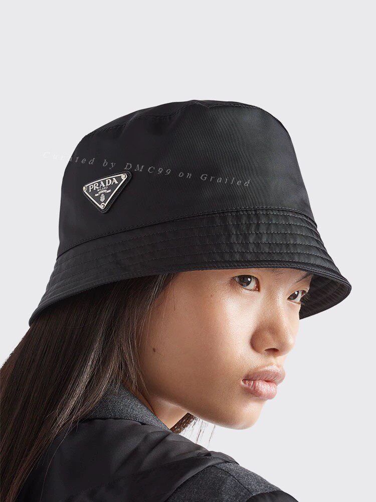 Prada Prada Re-Nylon Black Bucket Hat Size ONE SIZE - 7 Thumbnail
