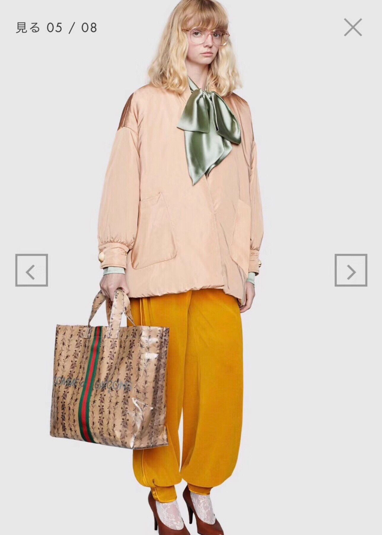 Comme des Garcons CDG x Gucci Limited Print Tote Bag Size ONE SIZE - 2 Thumbnail