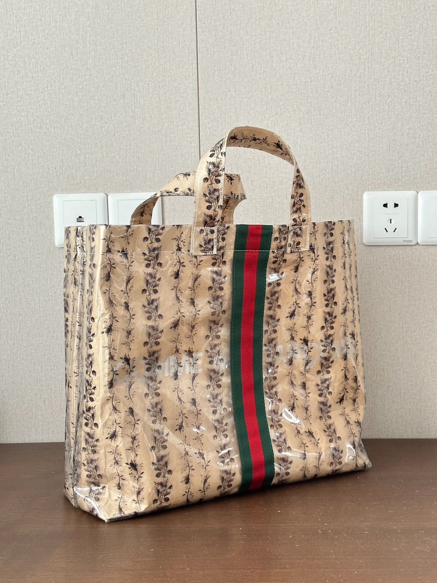 Comme des Garcons CDG x Gucci Limited Print Tote Bag Size ONE SIZE - 8 Thumbnail