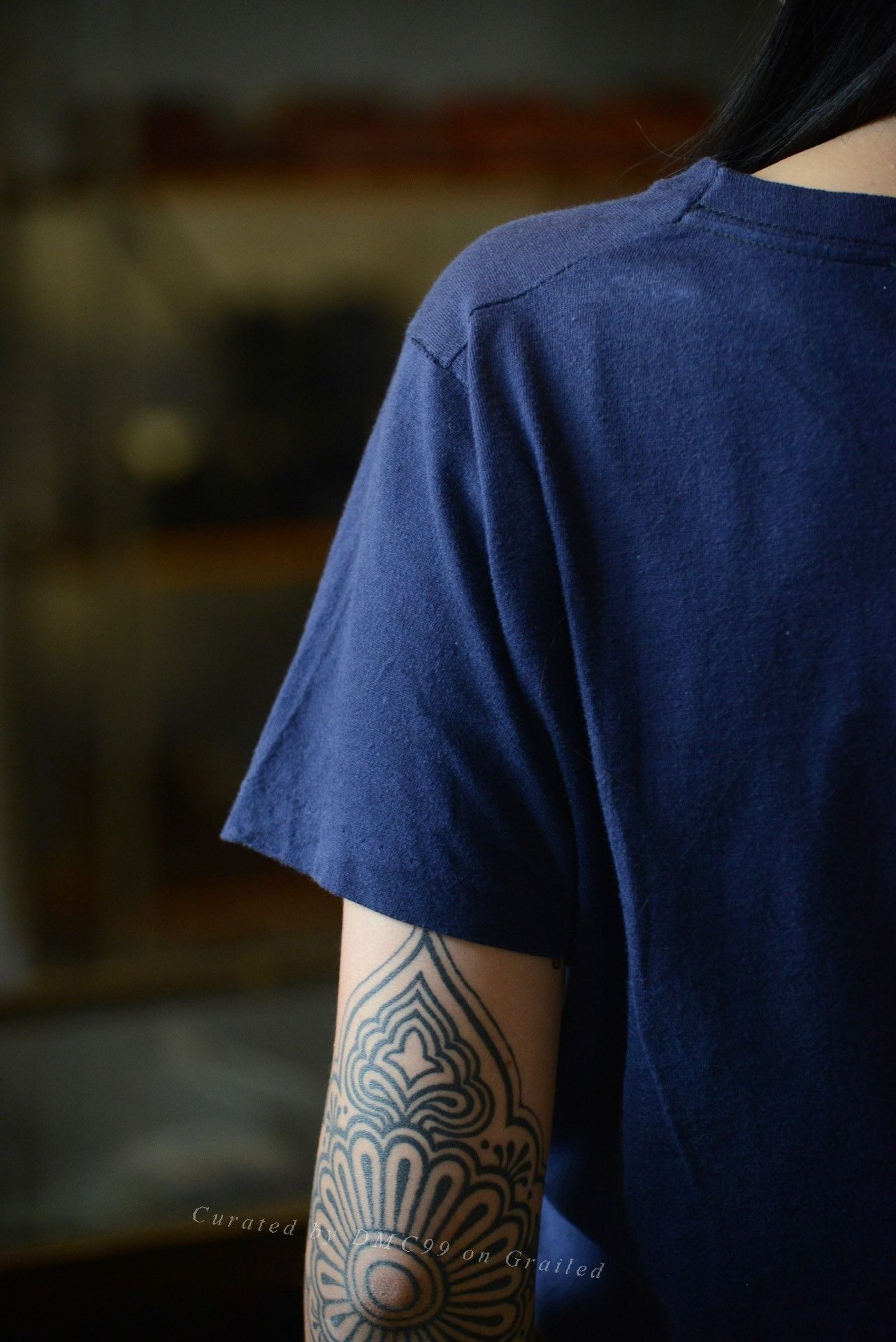 Vintage Vintage 80s-90s French Navy Tee Size M / US 6-8 / IT 42-44 - 5 Thumbnail
