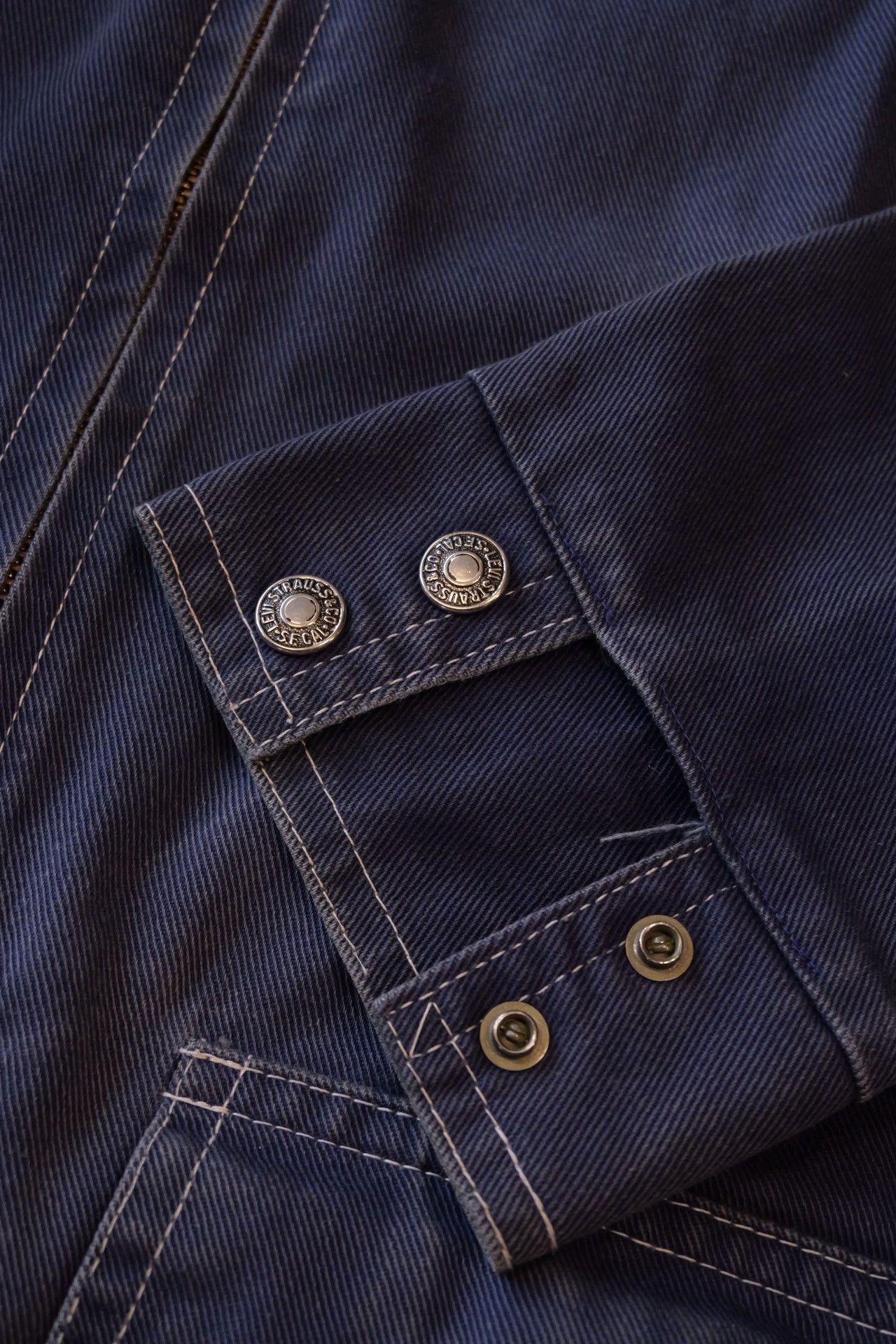Levi's Levi's 1970s Denim Big Collar Jacket Size M / US 6-8 / IT 42-44 - 7 Thumbnail