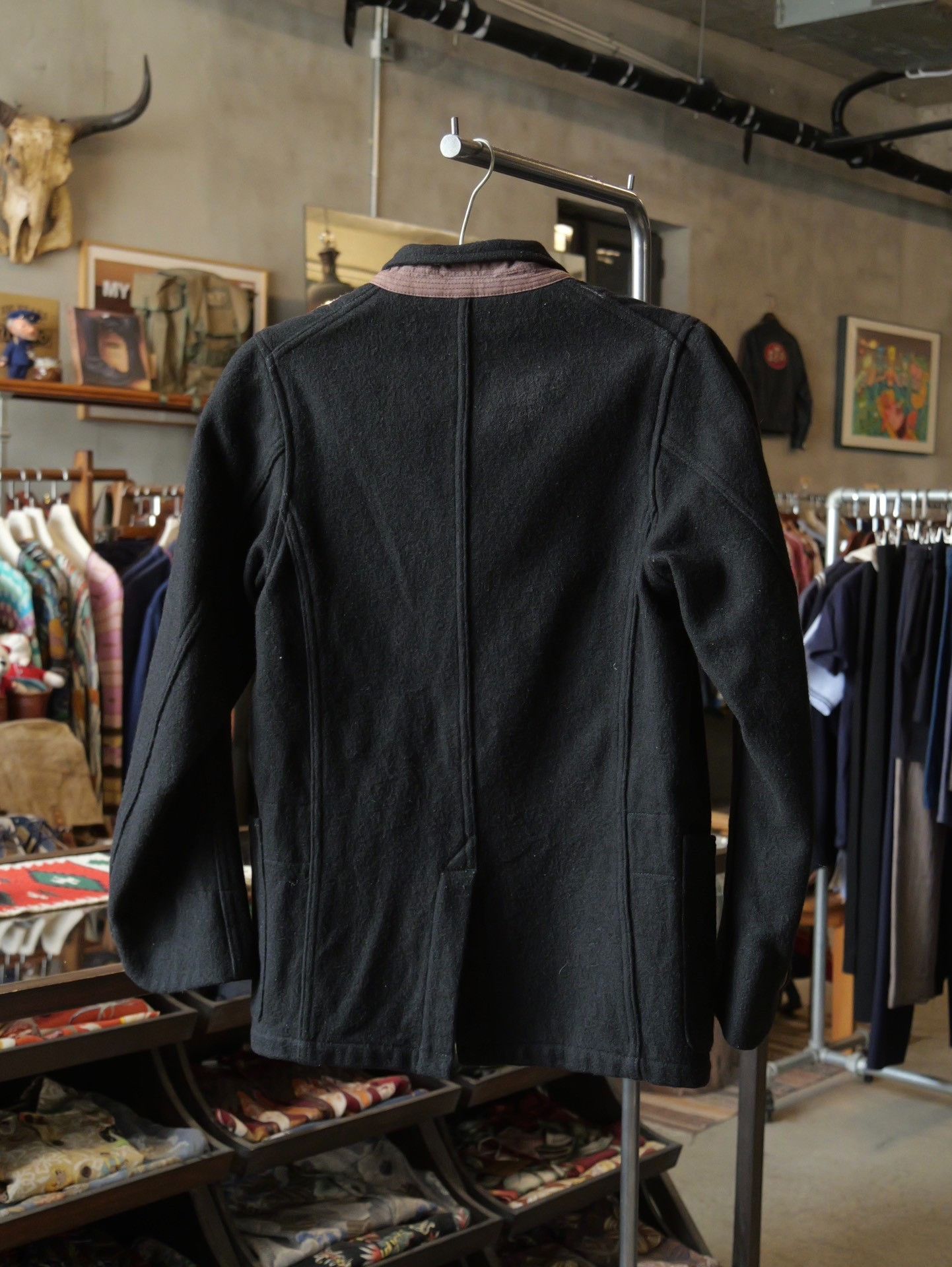 Kapital Kapital Black Wool Blazer with Brass Badge Size M / US 6-8 / IT 42-44 - 5 Thumbnail