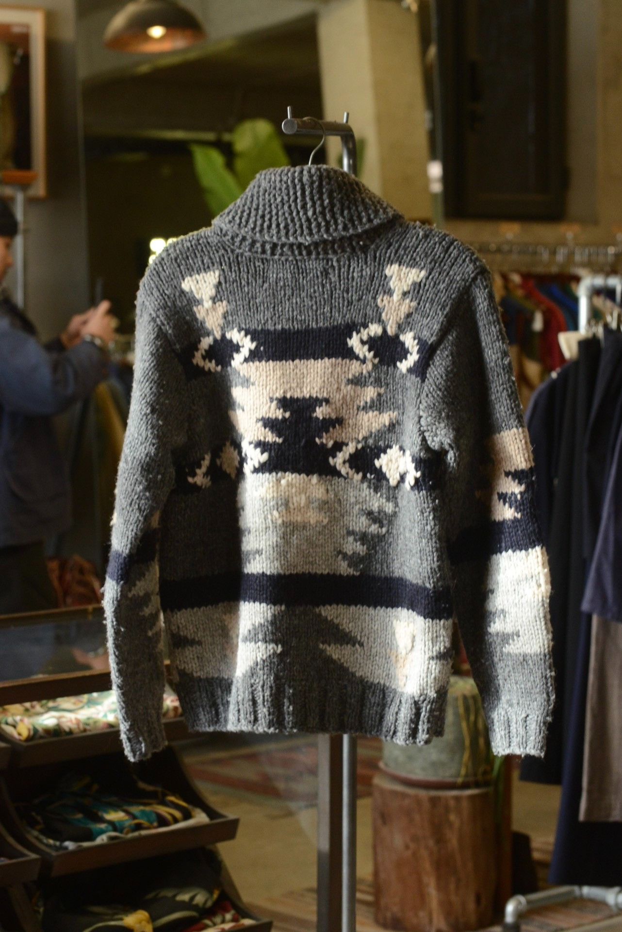 Kanata Hand Knits Kanata Shawl Collar Wool Cardigan Size M / US 6-8 / IT 42-44 - 5 Thumbnail