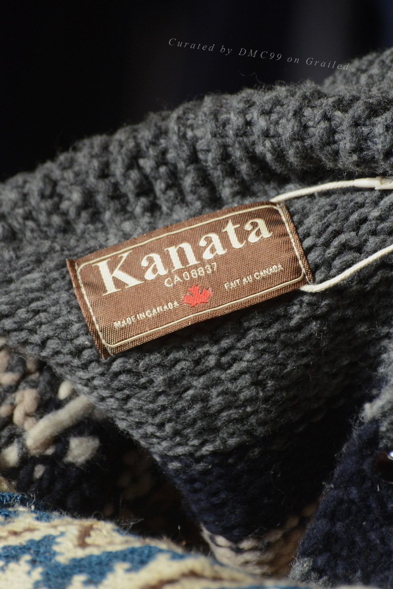 Kanata Hand Knits Kanata Shawl Collar Wool Cardigan Size M / US 6-8 / IT 42-44 - 8 Thumbnail