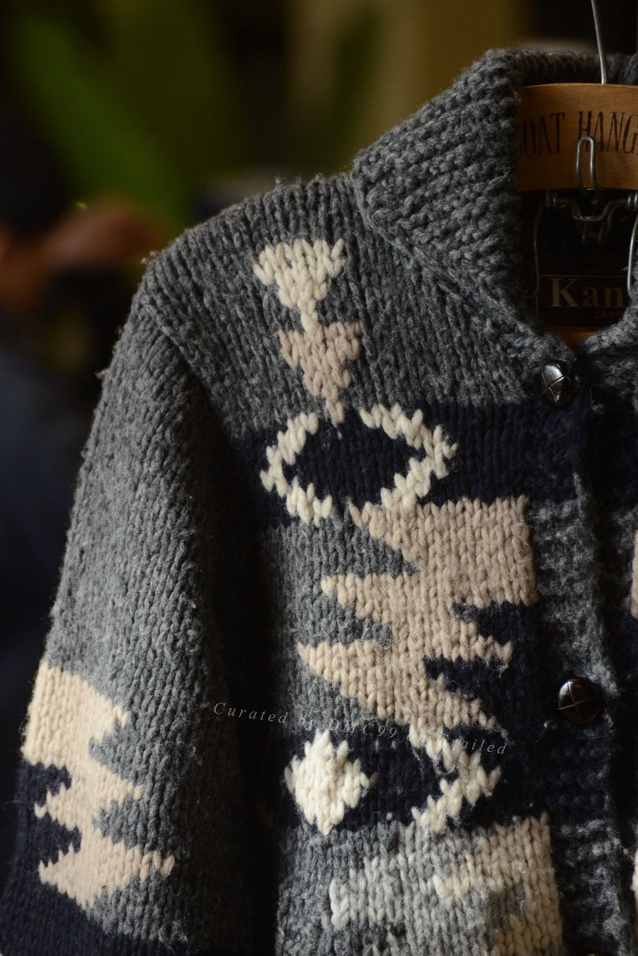 Kanata Hand Knits Kanata Shawl Collar Wool Cardigan Size M / US 6-8 / IT 42-44 - 2 Thumbnail