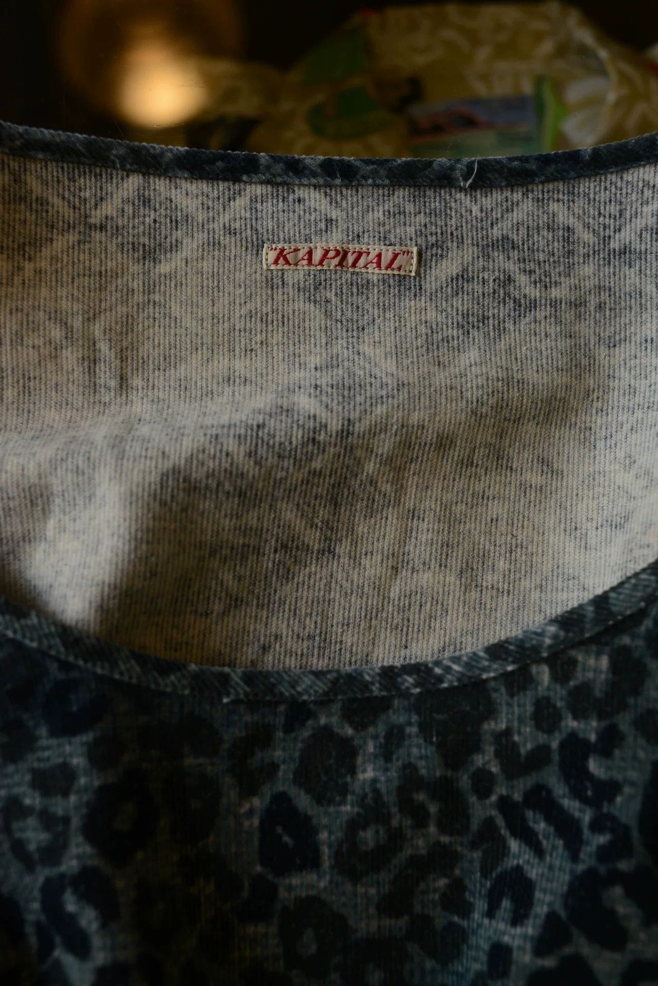 Kapital Kapital Blue Leopard Geometric Corduroy Dress Size M / US 6-8 / IT 42-44 - 9 Thumbnail