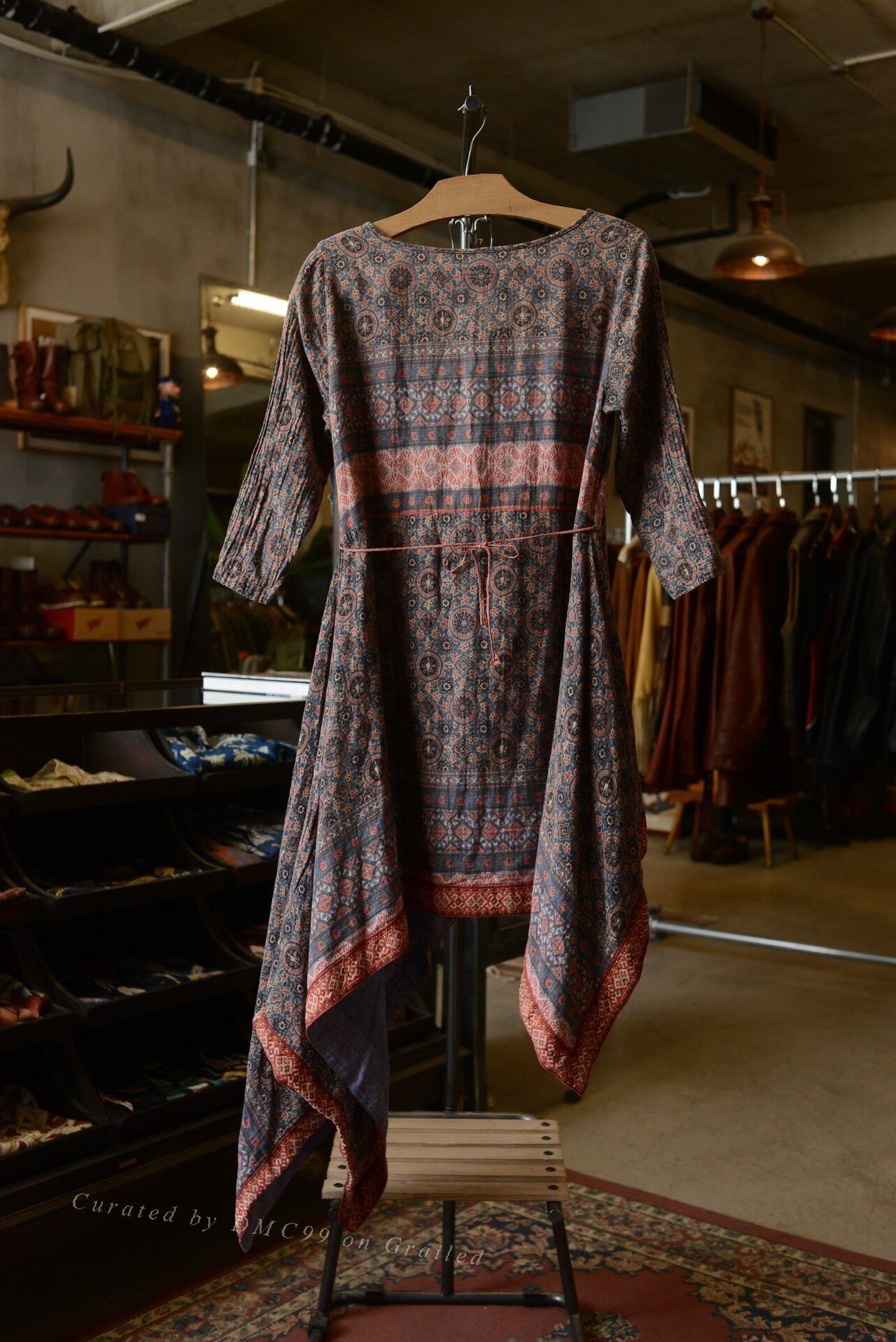 Kapital Kapital Ethnic Floral Asymmetrical Hem Dress Size M / US 6-8 / IT 42-44 - 6 Thumbnail