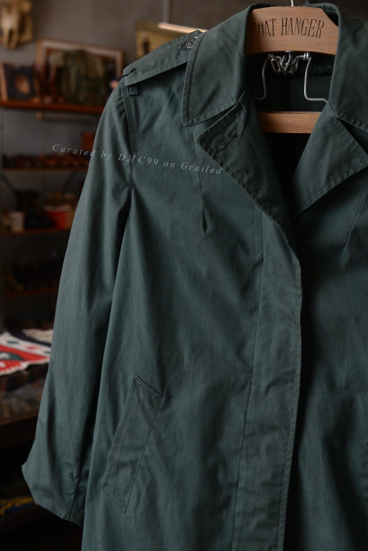 Vintage Vintage 1970s US Army Raincoat Size M / US 6-8 / IT 42-44 - 2 Thumbnail