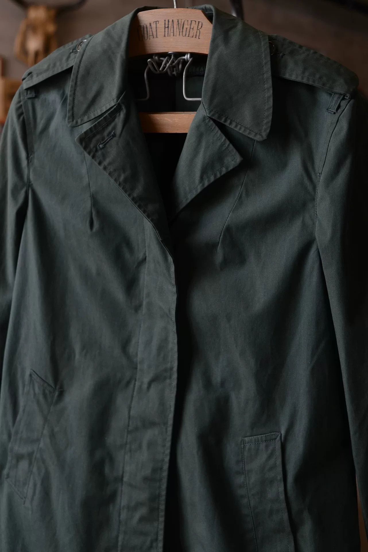 Vintage Vintage 1970s US Army Raincoat Size M / US 6-8 / IT 42-44 - 3 Thumbnail