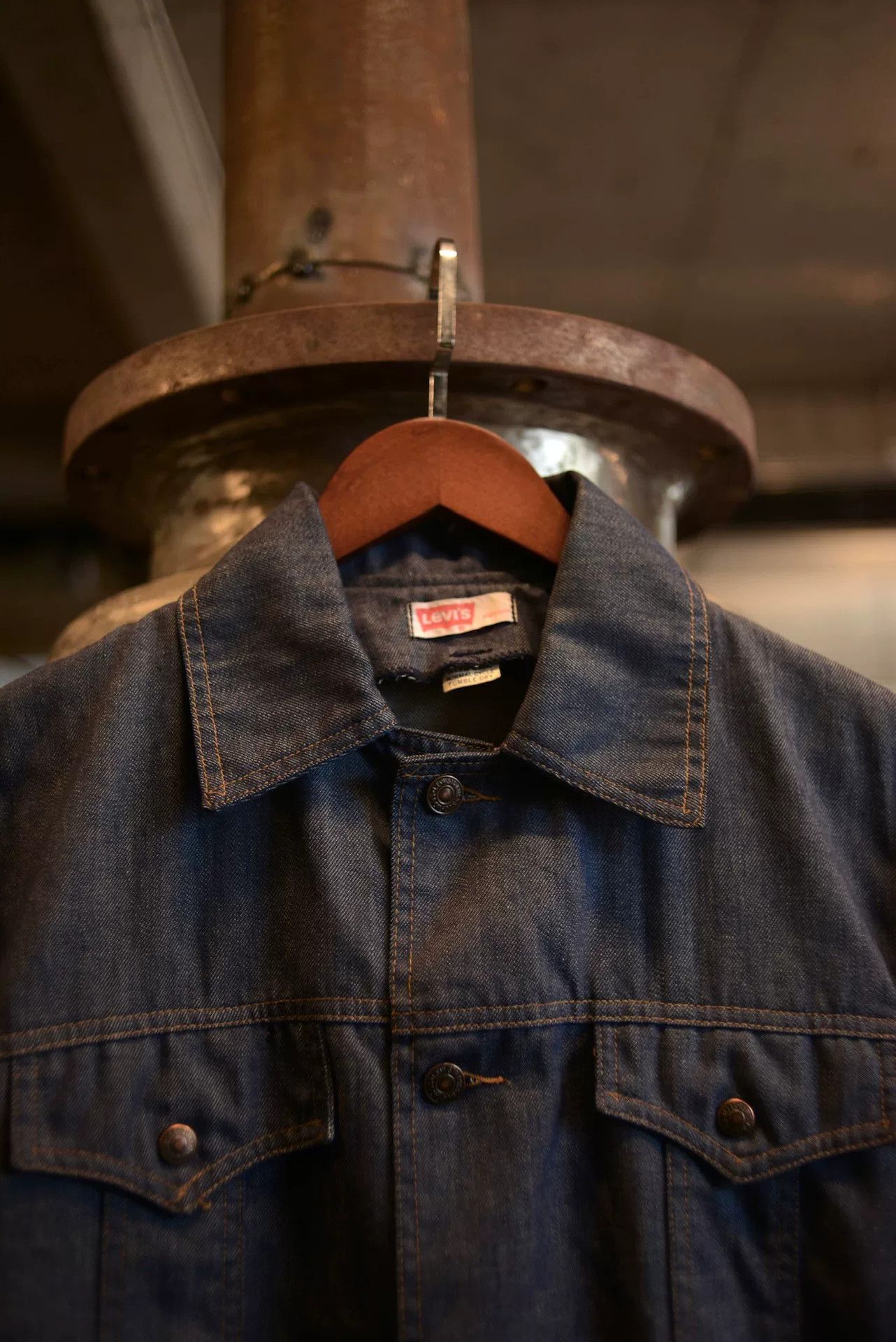 Vintage 1970s Levis Waist-Cinched Denim Jacket Size M / US 6-8 / IT 42-44 - 5 Thumbnail