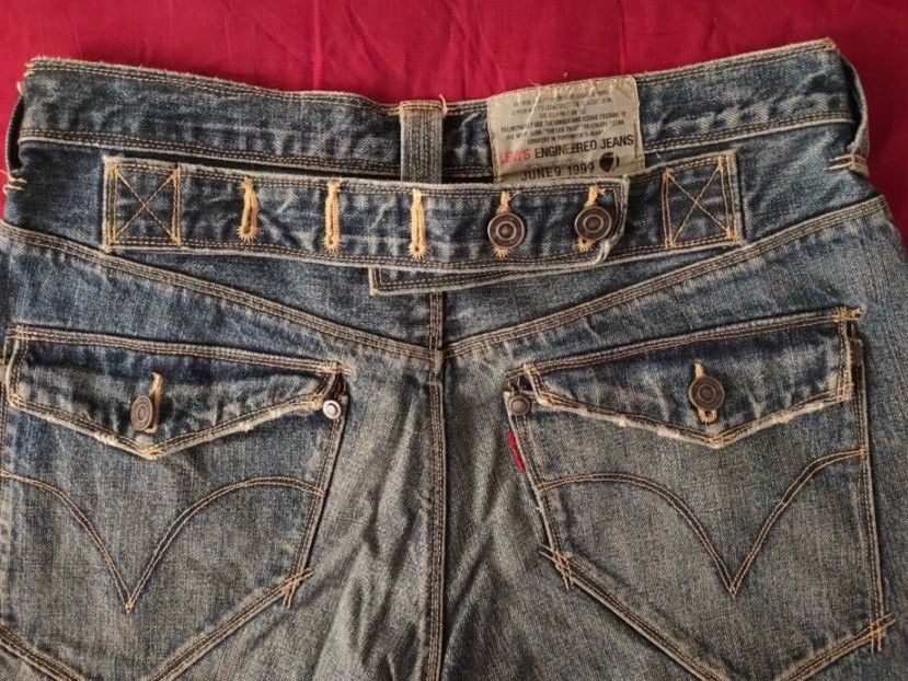 Levi's Levi's Engineered Vintage Denim Shorts Size US 30 / EU 46 - 3 Thumbnail