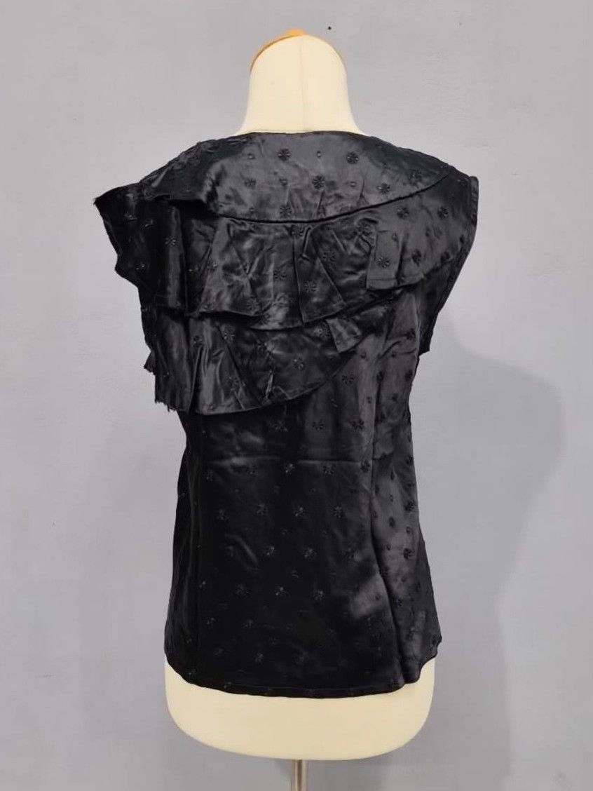 Comme des Garcons Tricot Comme des Garçons Black Embroidered Top Size M / US 6-8 / IT 42-44 - 6 Thumbnail