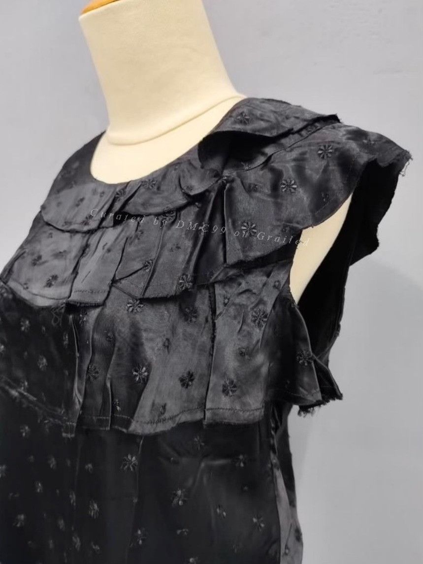 Comme des Garcons Tricot Comme des Garçons Black Embroidered Top Size M / US 6-8 / IT 42-44 - 4 Thumbnail
