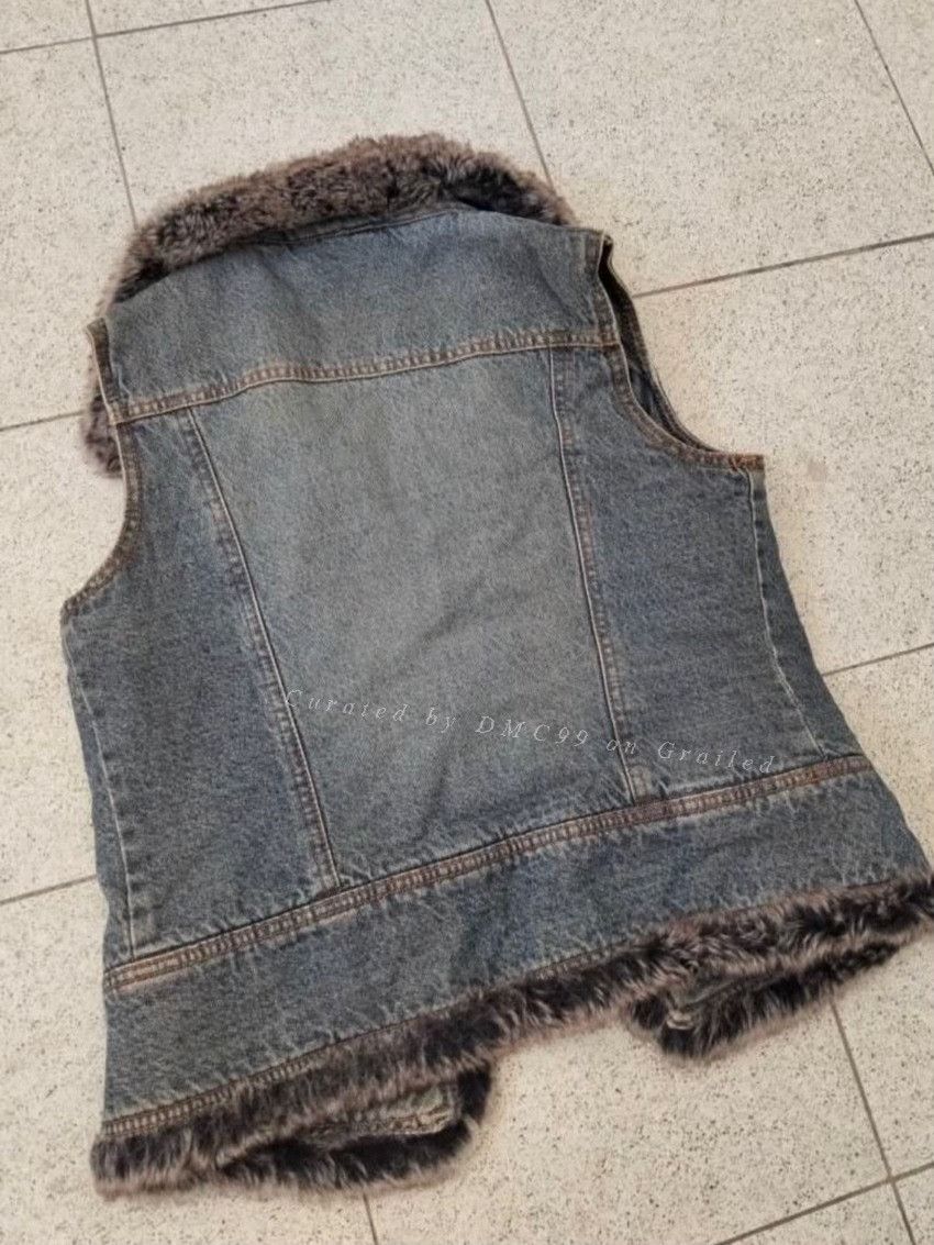 Morgano Morgan Vintage Denim Workwear Vest Size M / US 6-8 / IT 42-44 - 2 Thumbnail