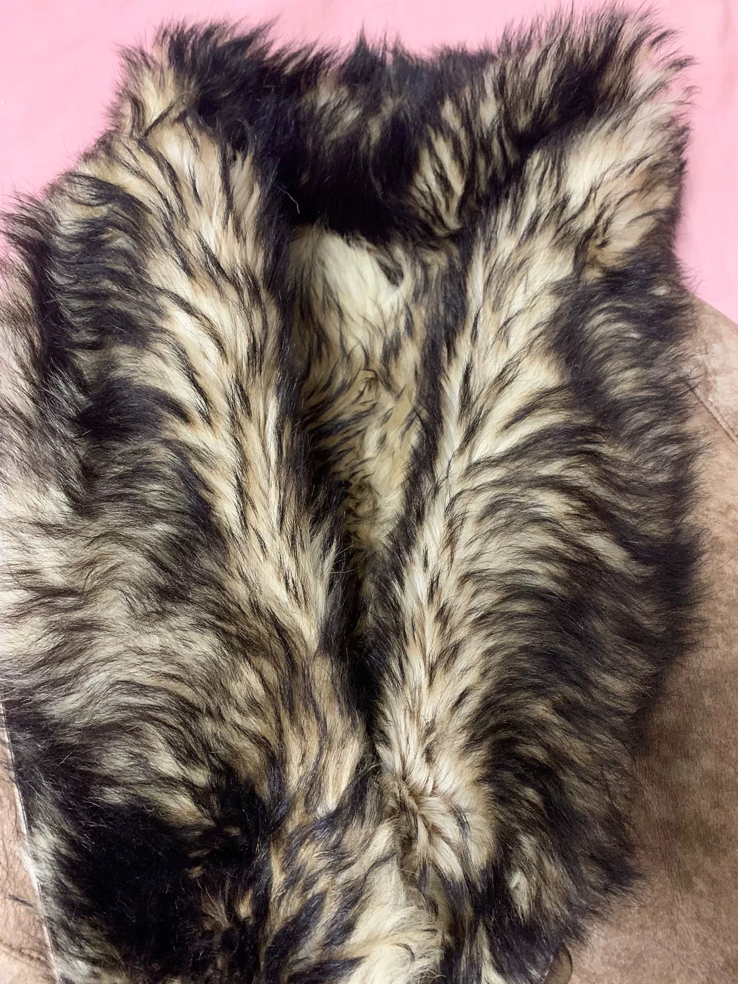 Vintage Warm Fur-Lined Leather Jacket Size M / US 6-8 / IT 42-44 - 3 Thumbnail