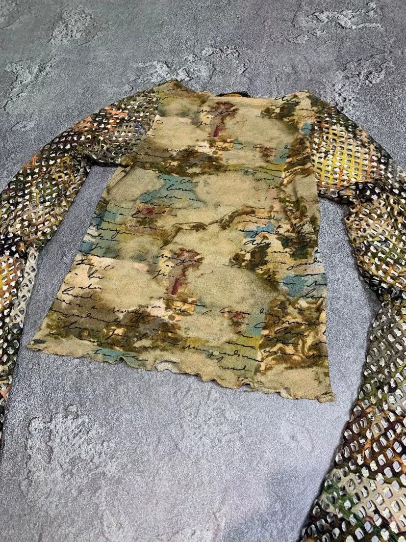 Vintage Vintage Hollow Out Long Sleeve Top Size M / US 6-8 / IT 42-44 - 3 Thumbnail