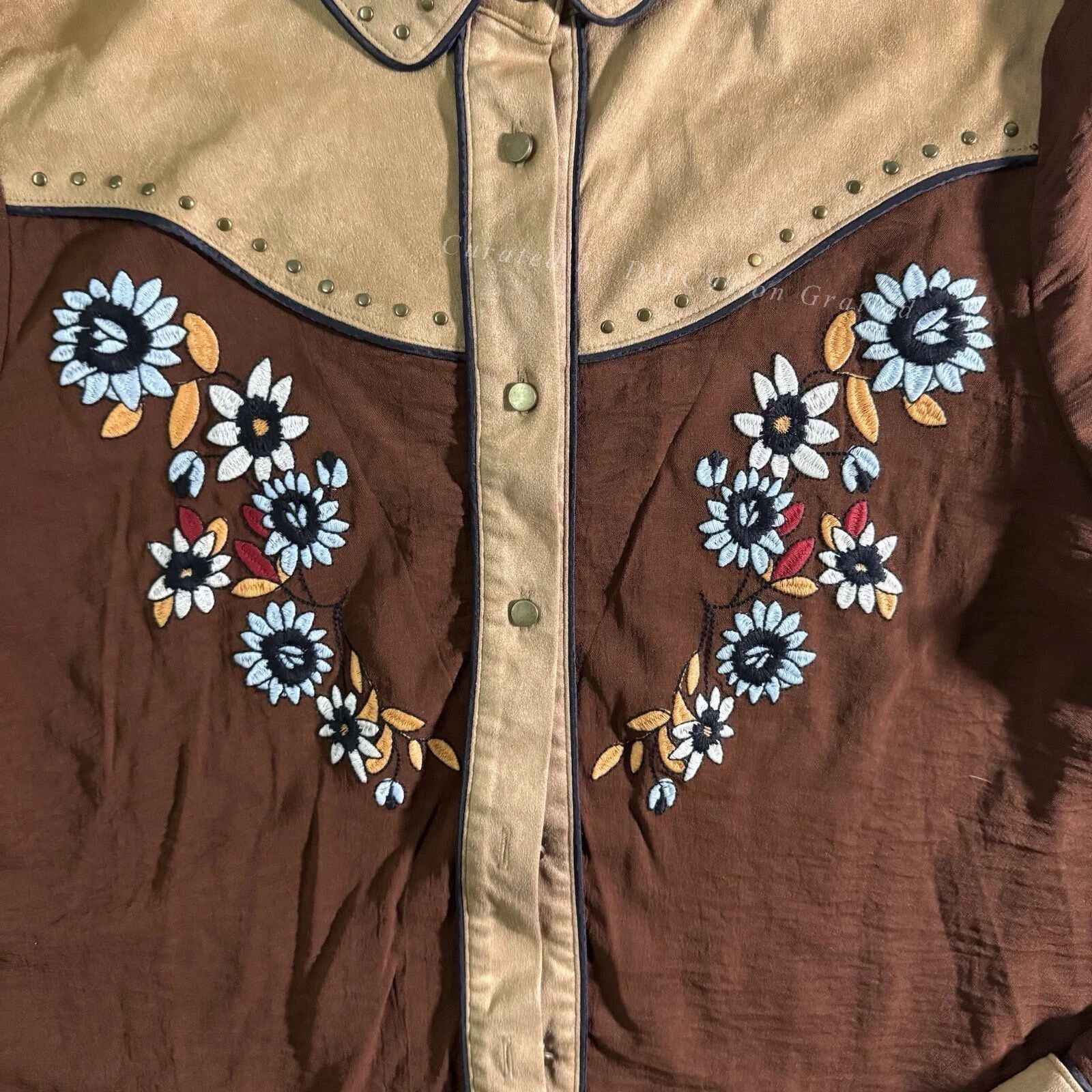 Vintage American Western Cowboy Fringe Shirt Size M / US 6-8 / IT 42-44 - 3 Thumbnail