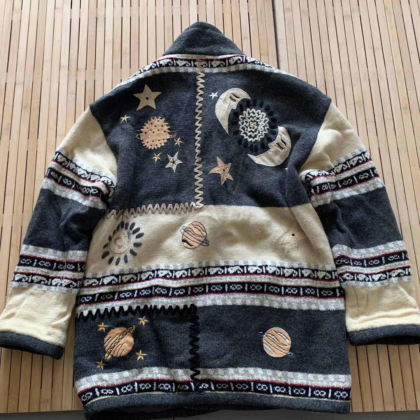 Vintage Vintage Japanese Wool Oversized Sweater Size M / US 6-8 / IT 42-44 - 7 Thumbnail